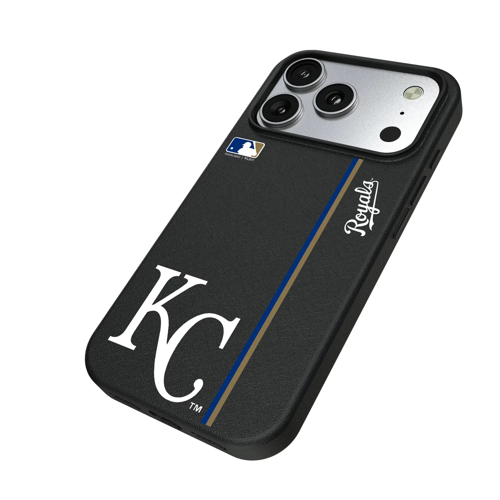 Kansas City Royals Sidebar iPhone MagSafe Compatible Phone Case for Apple iPhone - Isometric View#Device_iPhone 17 Pro