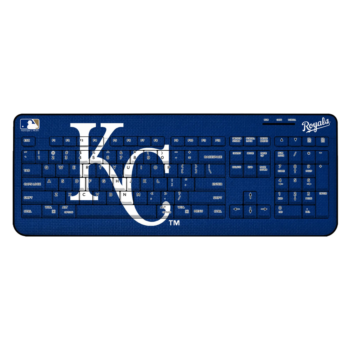 Kansas City Royals Solid Wireless USB Keyboard
