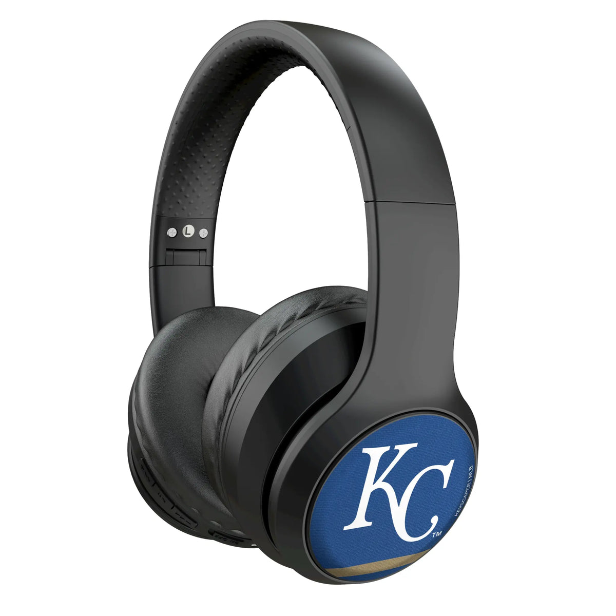 Kansas City Royals Stripe Wireless Over-Ear Headphones With Case
