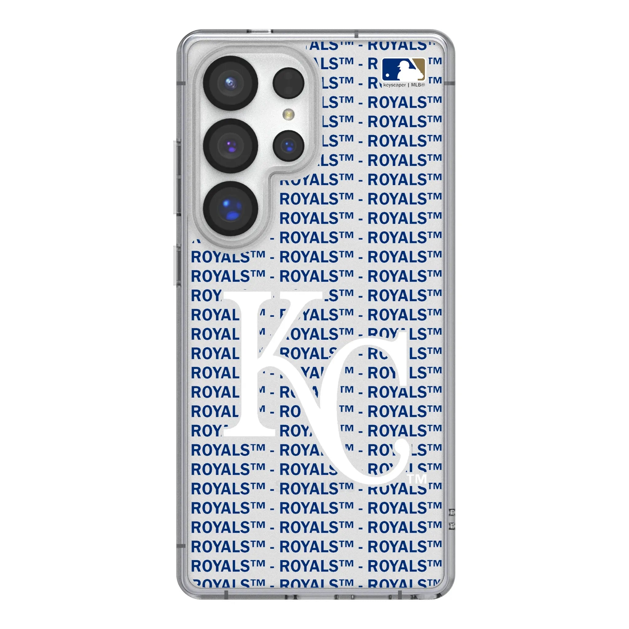 Kansas City Royals Text Backdrop Galaxy Clear Phone Case for Samsung Galaxy#Device_Galaxy S25 Ultra