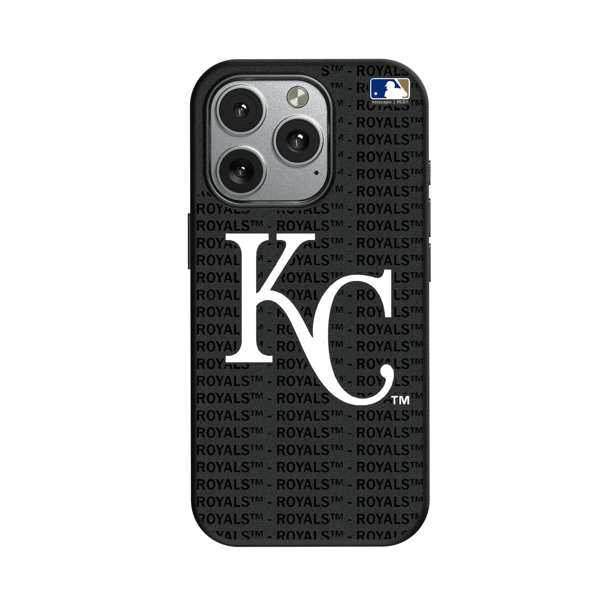 Kansas City Royals Text Backdrop iPhone MagSafe Compatible Phone Case for Apple iPhone