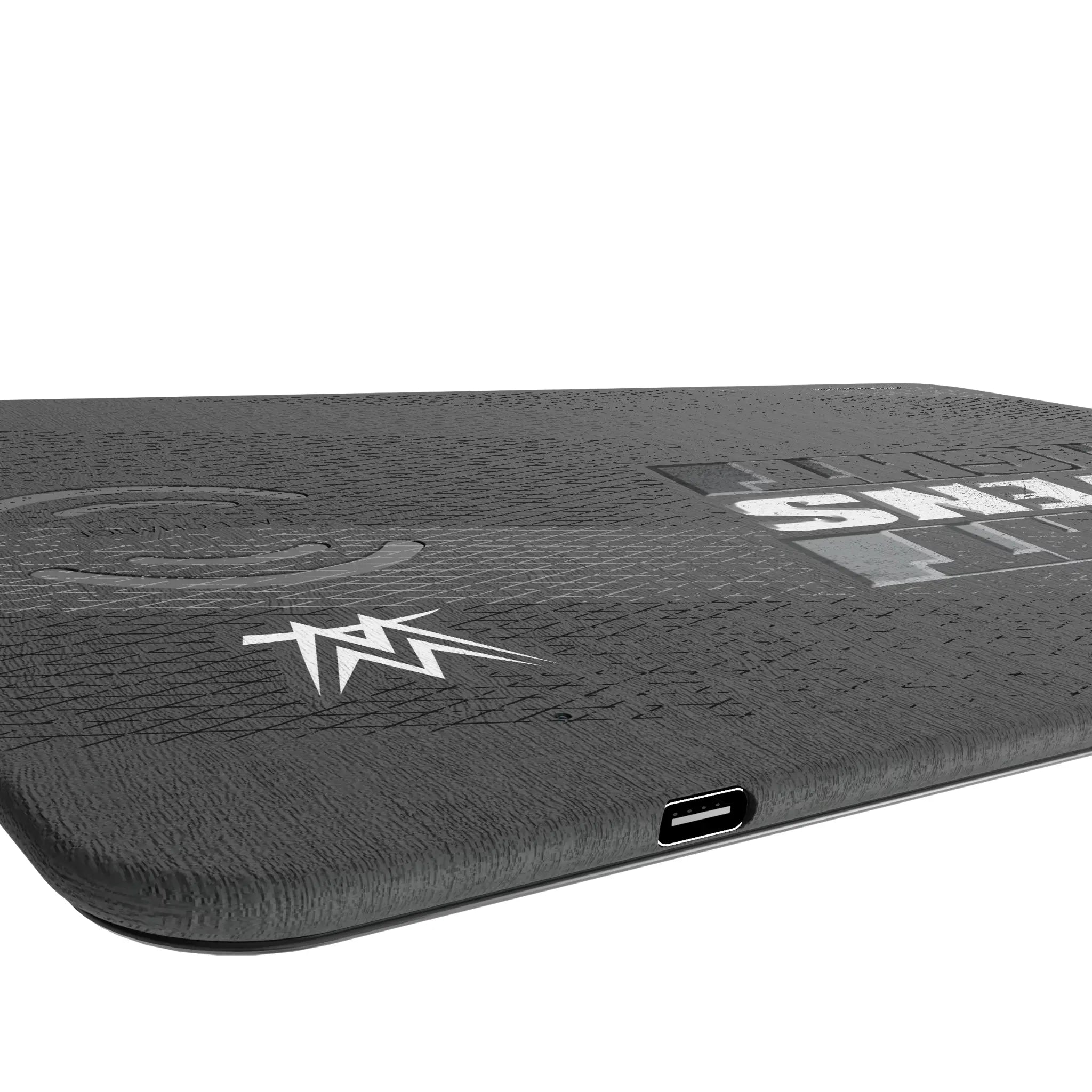 Kevin Owens Steel 15-Watt Wireless Charger and Mouse Pad