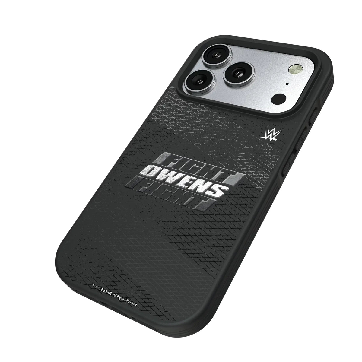 Kevin Owens Steel iPhone Bump Phone Case for Apple iPhone - Isometric View#Device_iPhone 17 Pro