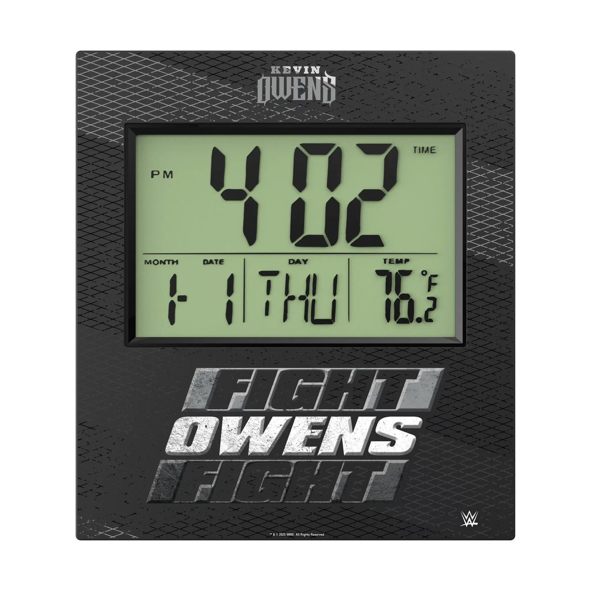 Kevin Owens Steel Wall Clock