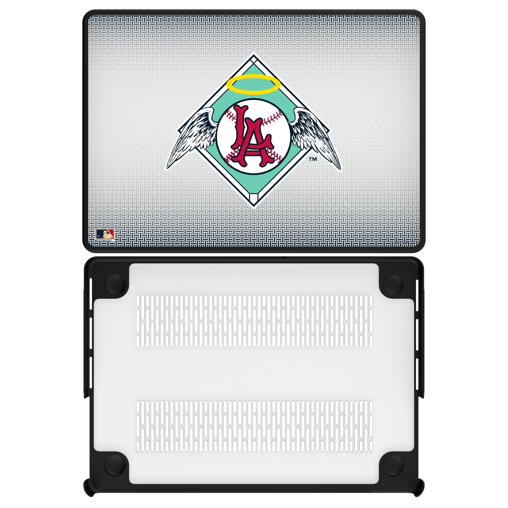 LA Angels 1961-1965 - Cooperstown Collection Linen MacBook Laptop Case for Apple MacBook