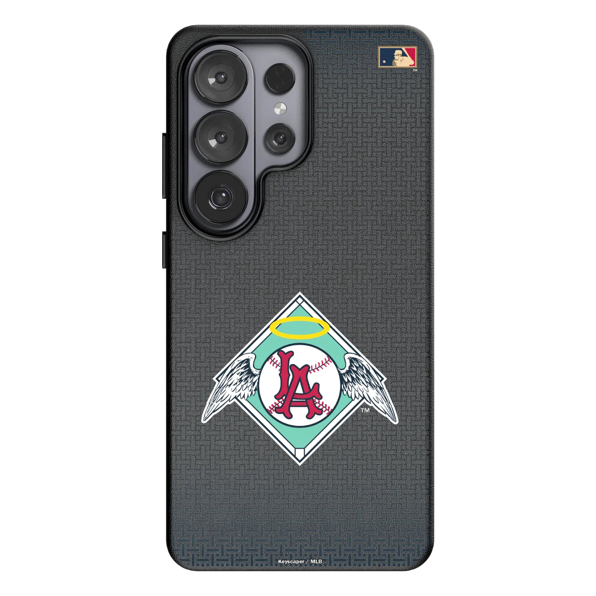 LA Angels 1961-1965 - Cooperstown Collection Linen Galaxy MagSafe Compatible Phone Case for Samsung Galaxy#Device_Galaxy S26 Ultra