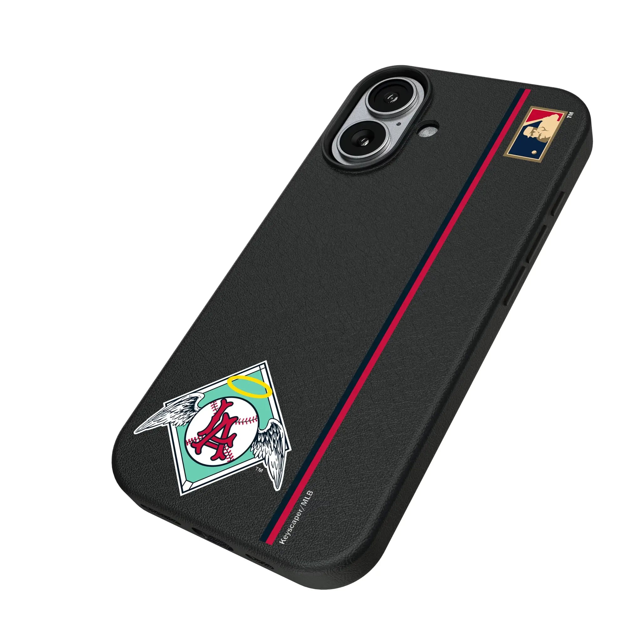 LA Angels 1961-1965 - Cooperstown Collection Sidebar iPhone MagSafe Compatible Phone Case for Apple iPhone - Isometric View#Device_iPhone 17