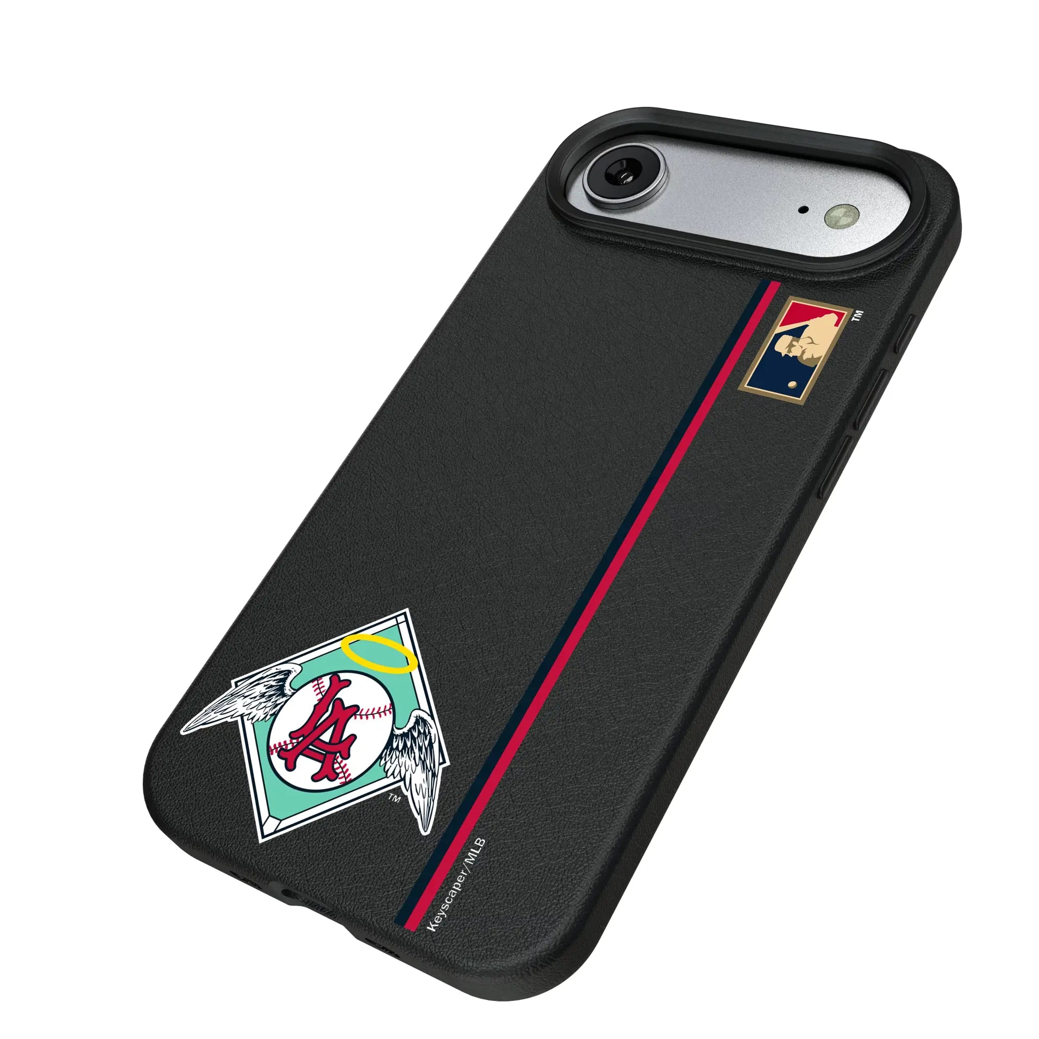 LA Angels 1961-1965 - Cooperstown Collection Sidebar iPhone MagSafe Compatible Phone Case for Apple iPhone - Isometric View#Device_iPhone Air