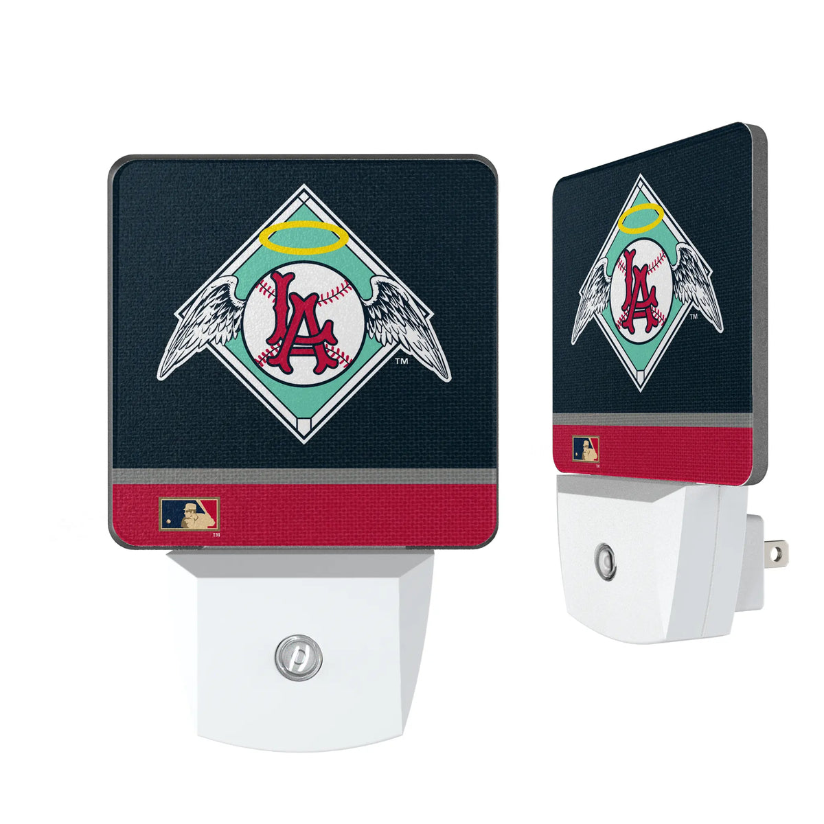 LA Angels 1961-1965 - Cooperstown Collection Stripe Night Light 2-Pack
