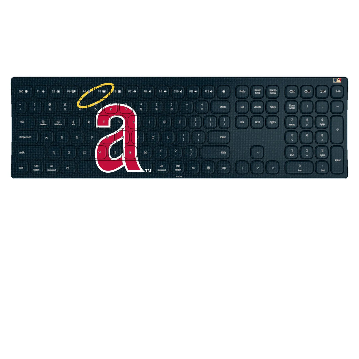 LA Angels 1971 - Cooperstown Collection Solid KKB605 Curved Wireless Keyboard