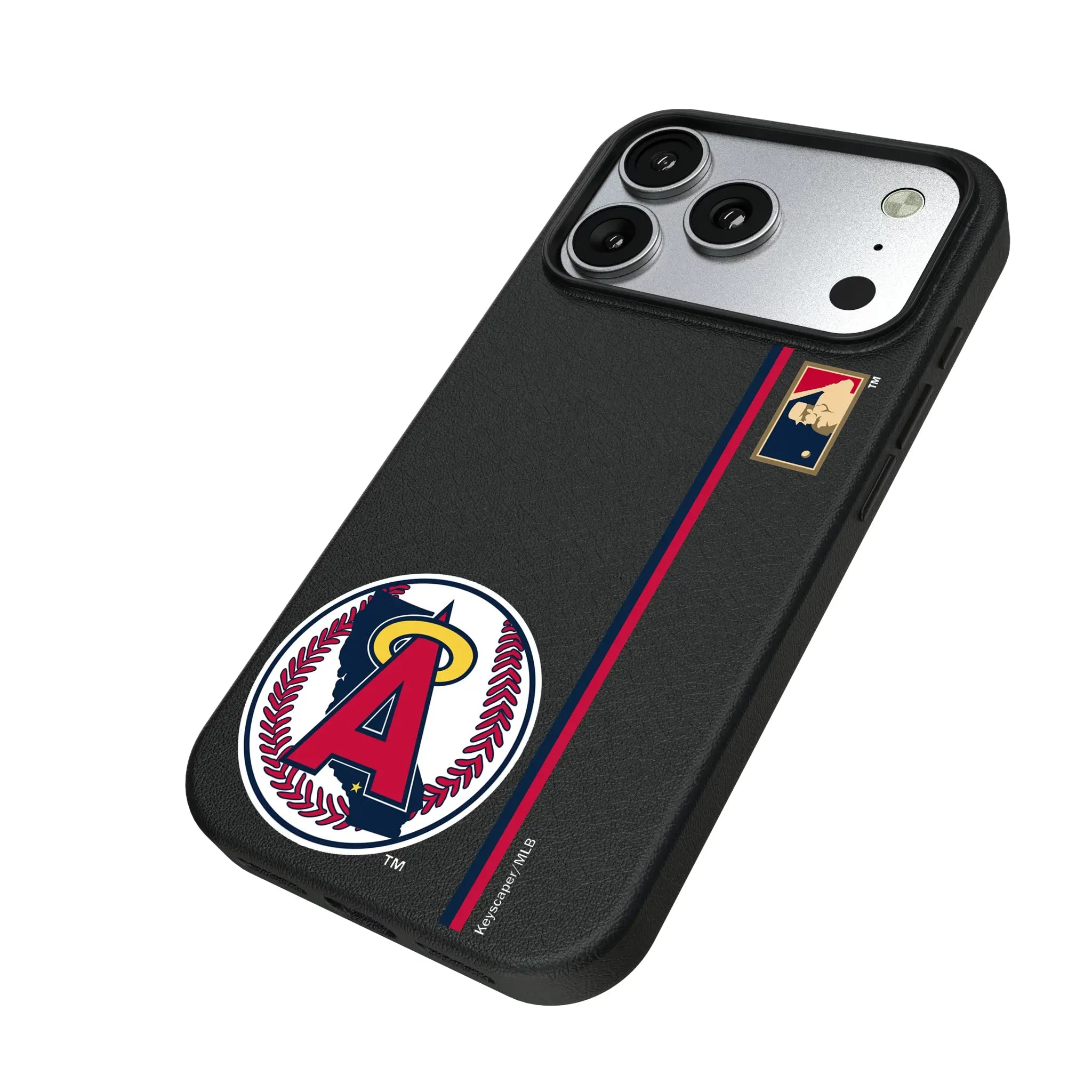 LA Angels 1986-1992 - Cooperstown Collection Sidebar iPhone MagSafe Compatible Phone Case for Apple iPhone - Isometric View#Device_iPhone 17 Pro