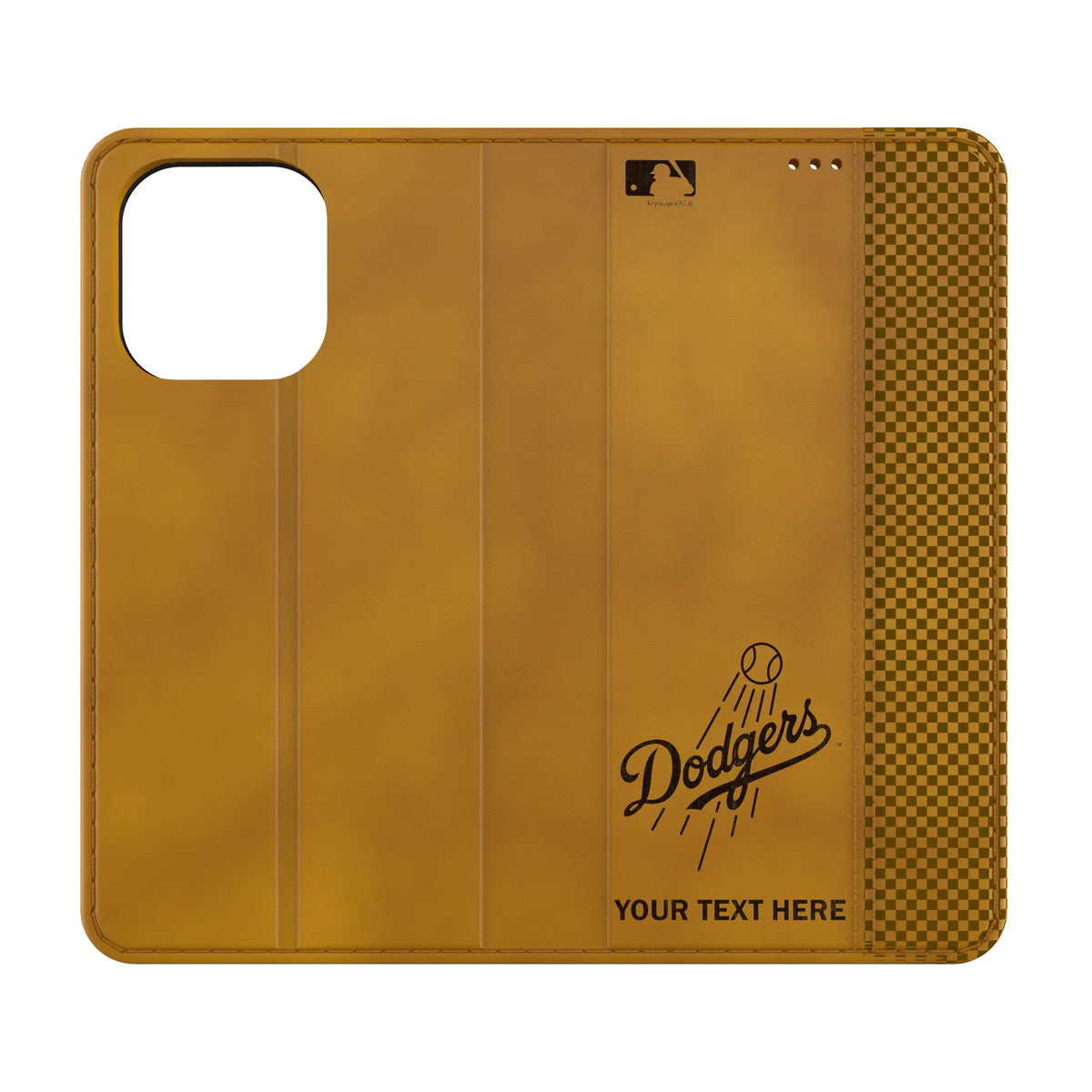 LA Dodgers Personalized Burn iPhone Folio Phone Case for Apple iPhone