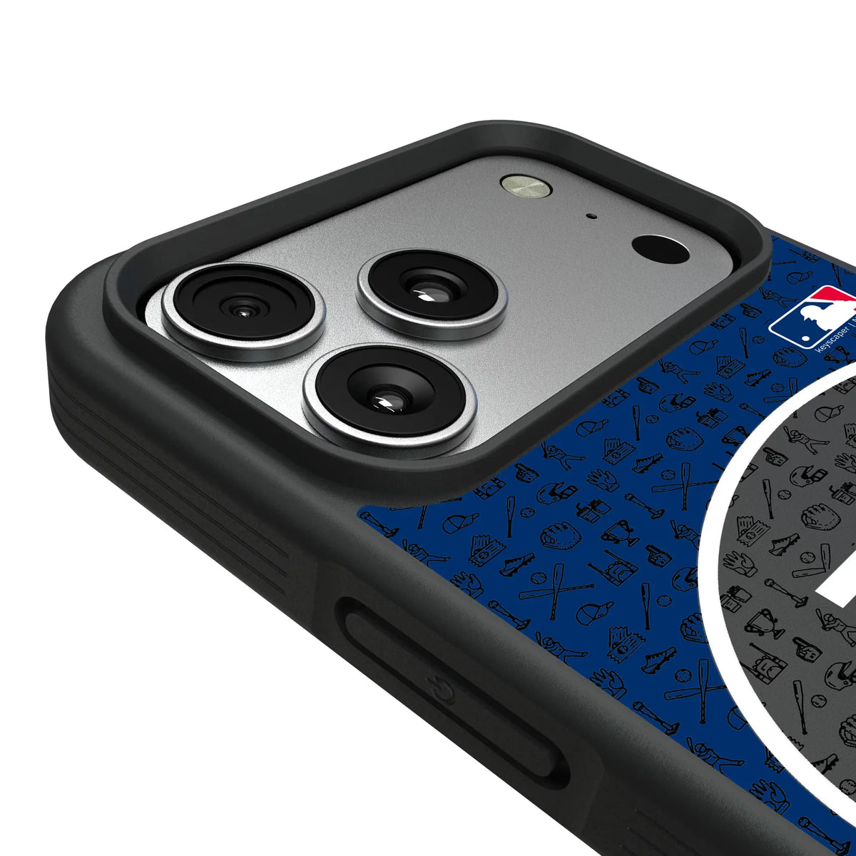 LA Dodgers Personalized Circle iPhone Bump Phone Case for Apple iPhone - Detail#Device_iPhone 17 Pro Max