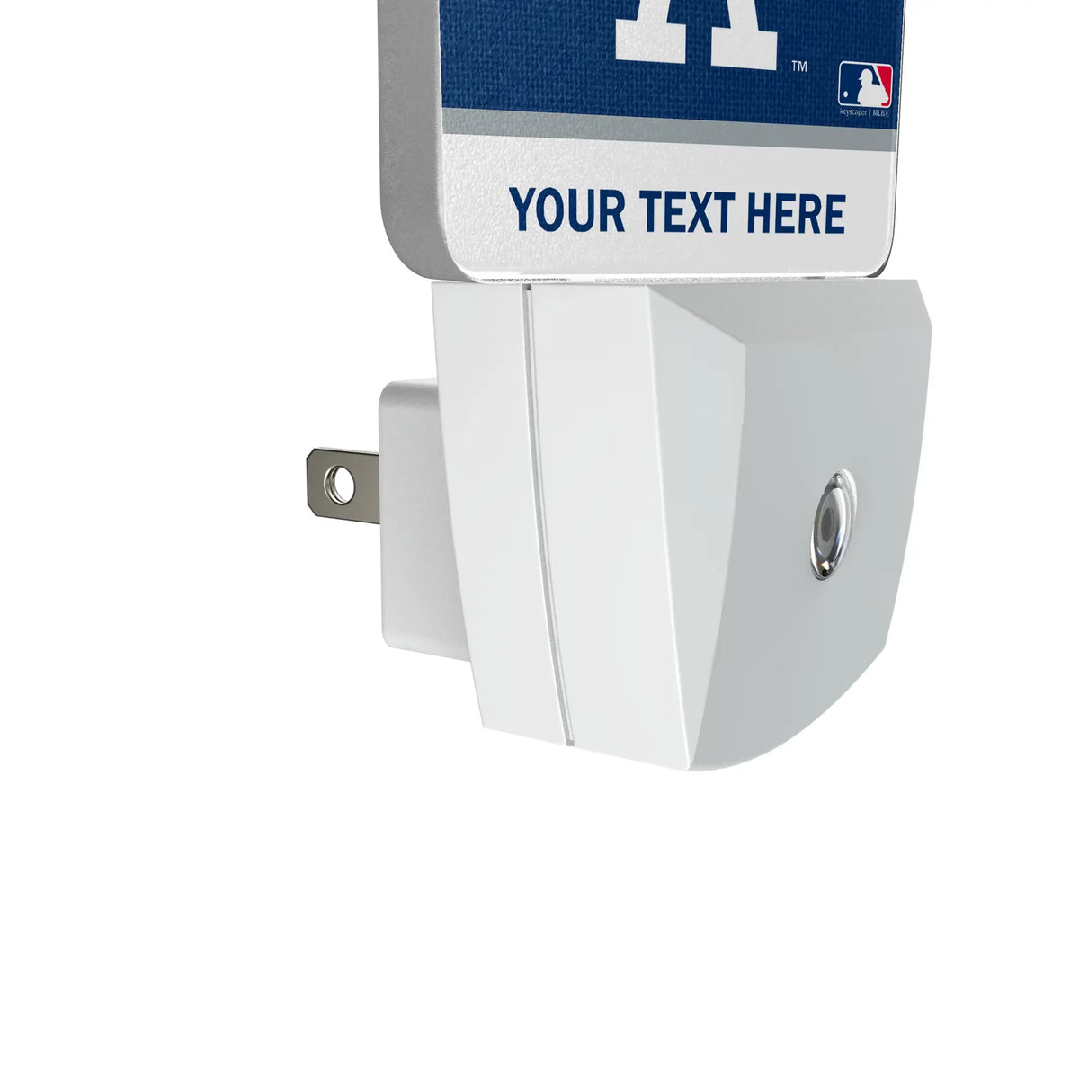 LA Dodgers Personalized Endzone Solid Night Light 2-Pack - Detail