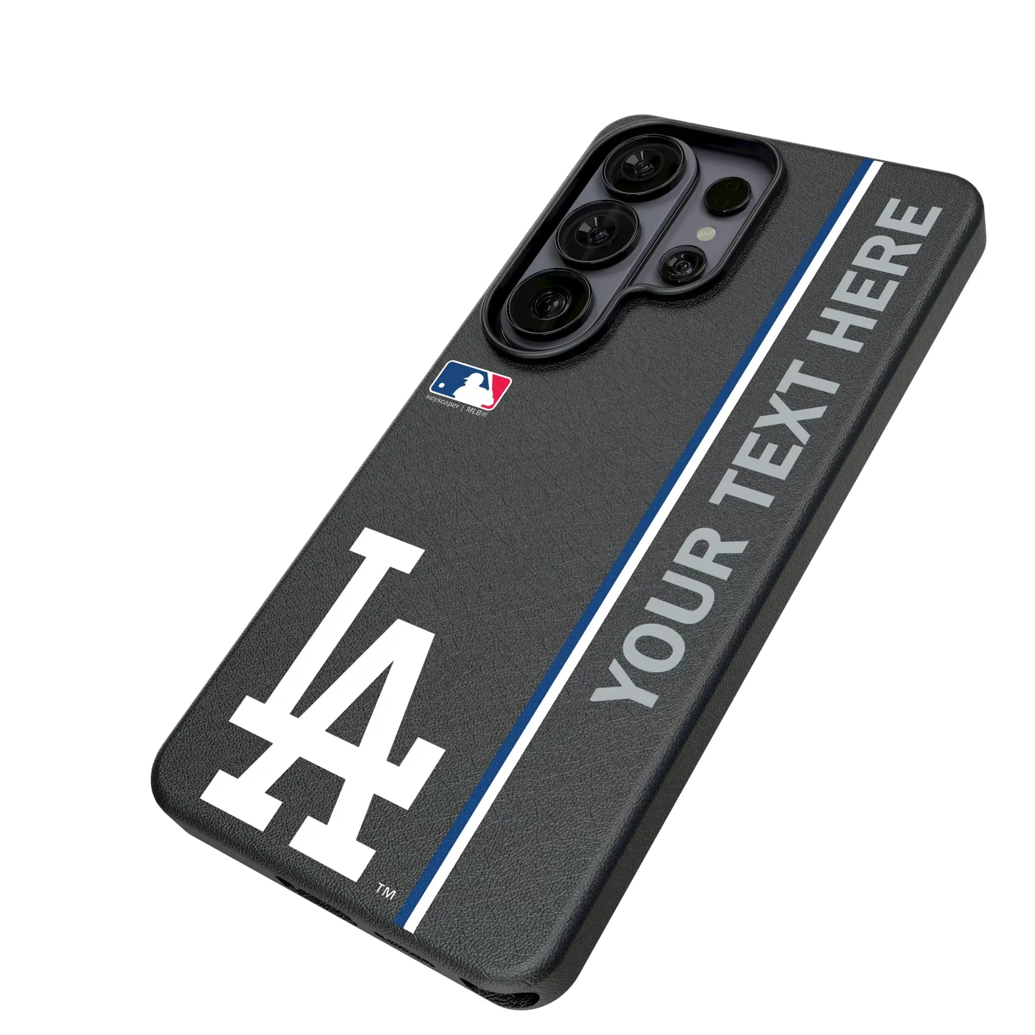 LA Dodgers Personalized Sidebard Galaxy MagSafe Compatible Phone Case for Samsung Galaxy - Isometric View#Device_Galaxy S26 Ultra