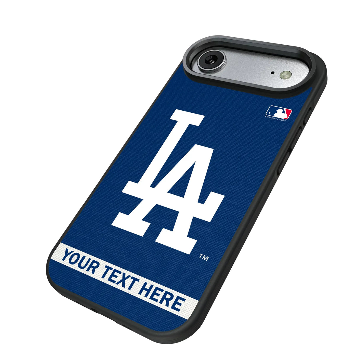 LA Dodgers Personalized Stripe iPhone Bump Phone Case for Apple iPhone - Isometric View#Device_iPhone Air