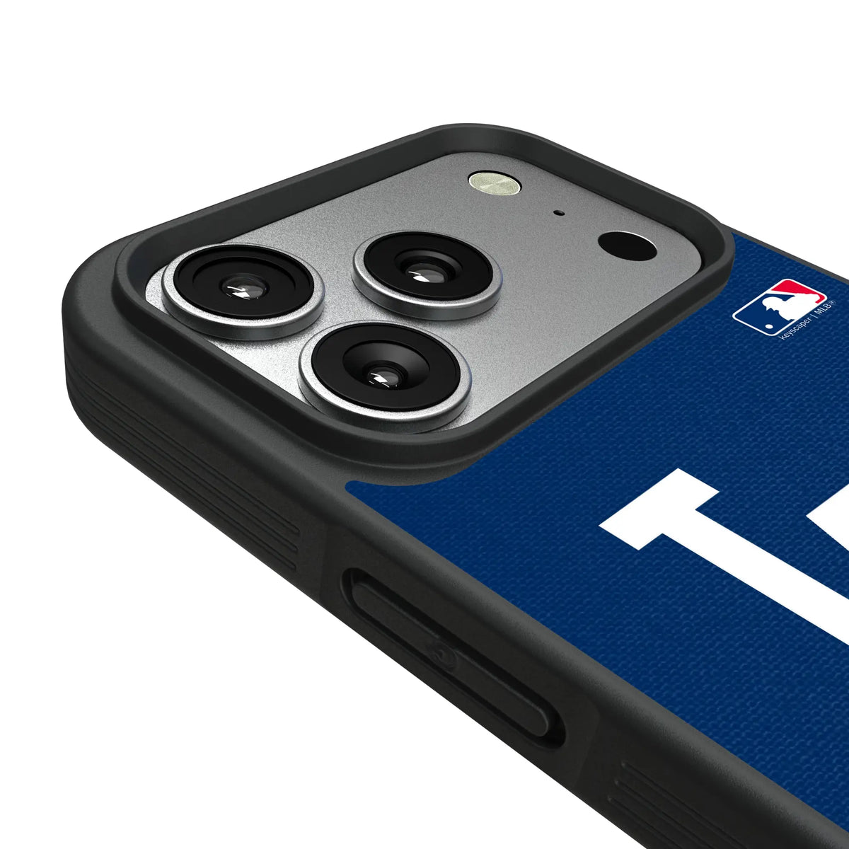 LA Dodgers Personalized Stripe iPhone Bump Phone Case for Apple iPhone - Detail#Device_iPhone 17 Pro
