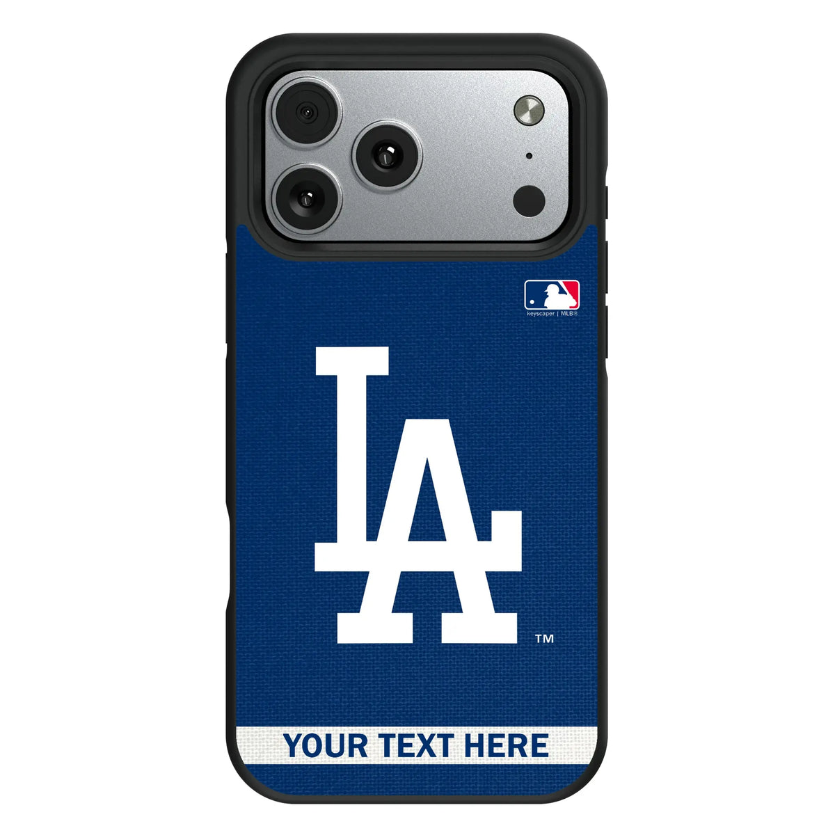 LA Dodgers Personalized Stripe iPhone Bump Phone Case for Apple iPhone#Device_iPhone 17 Pro Max