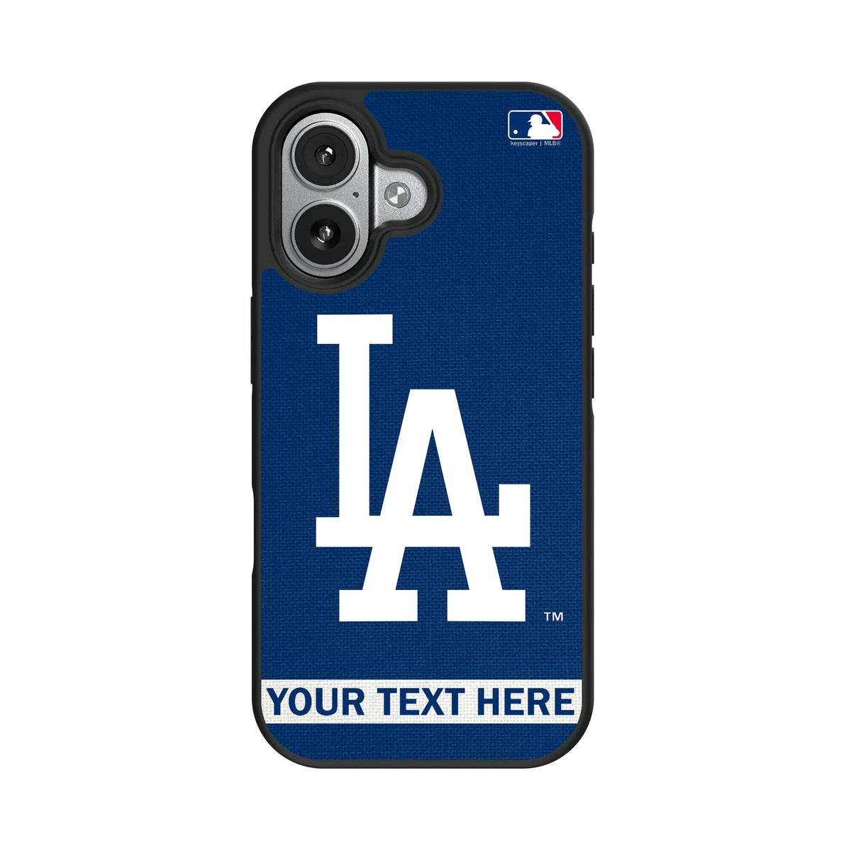 LA Dodgers Personalized Stripe iPhone Bump Phone Case for Apple iPhone#Device_iPhone 17