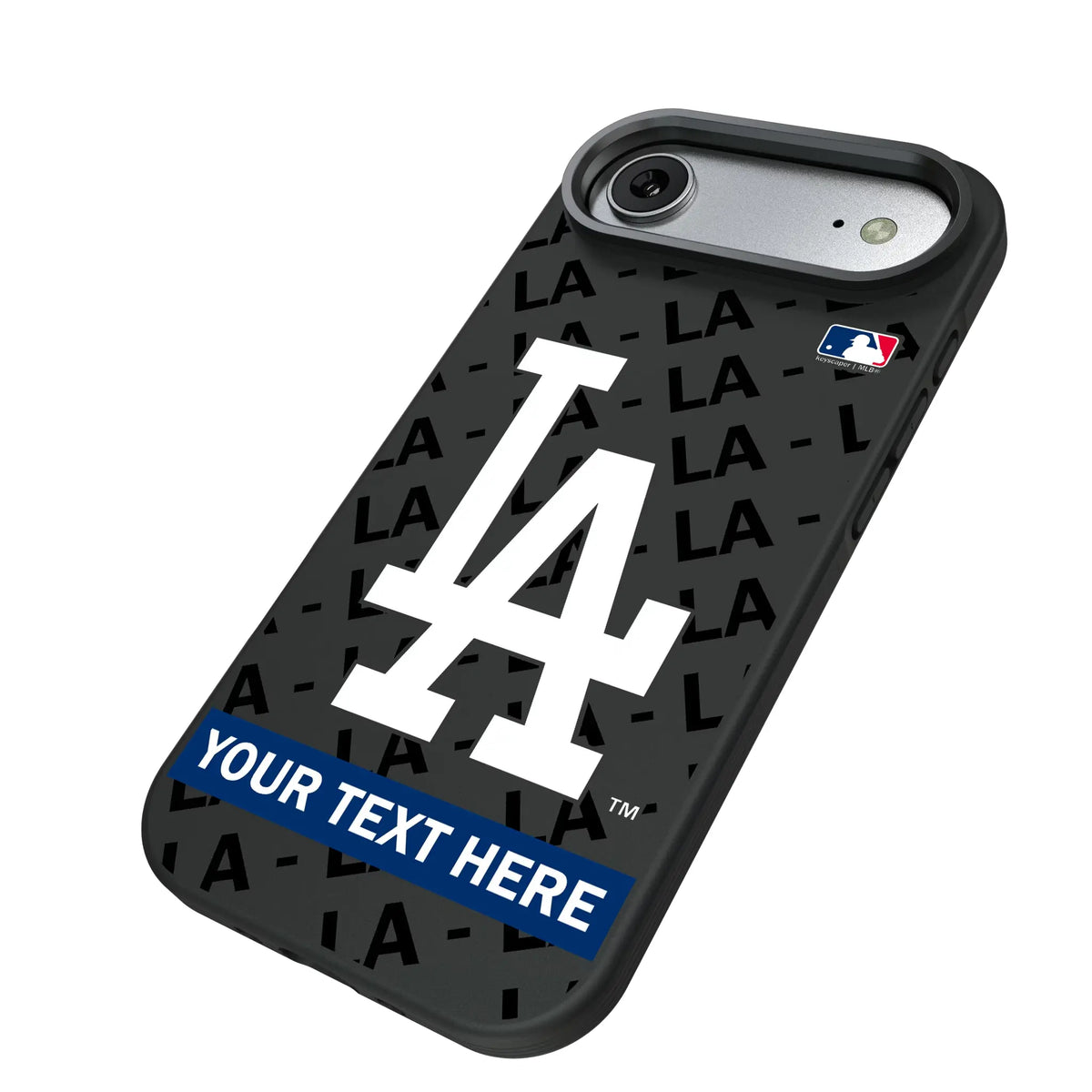 LA Dodgers Personalized Tilt iPhone Bump Phone Case for Apple iPhone - Isometric View#Device_iPhone Air