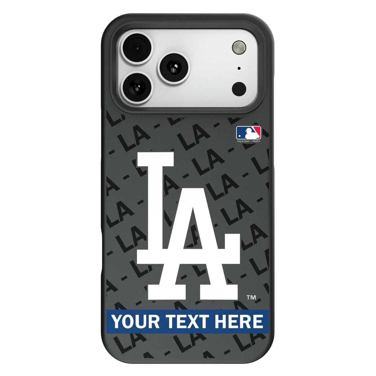 LA Dodgers Personalized Tilt Bump Phone Case for Apple iPhone