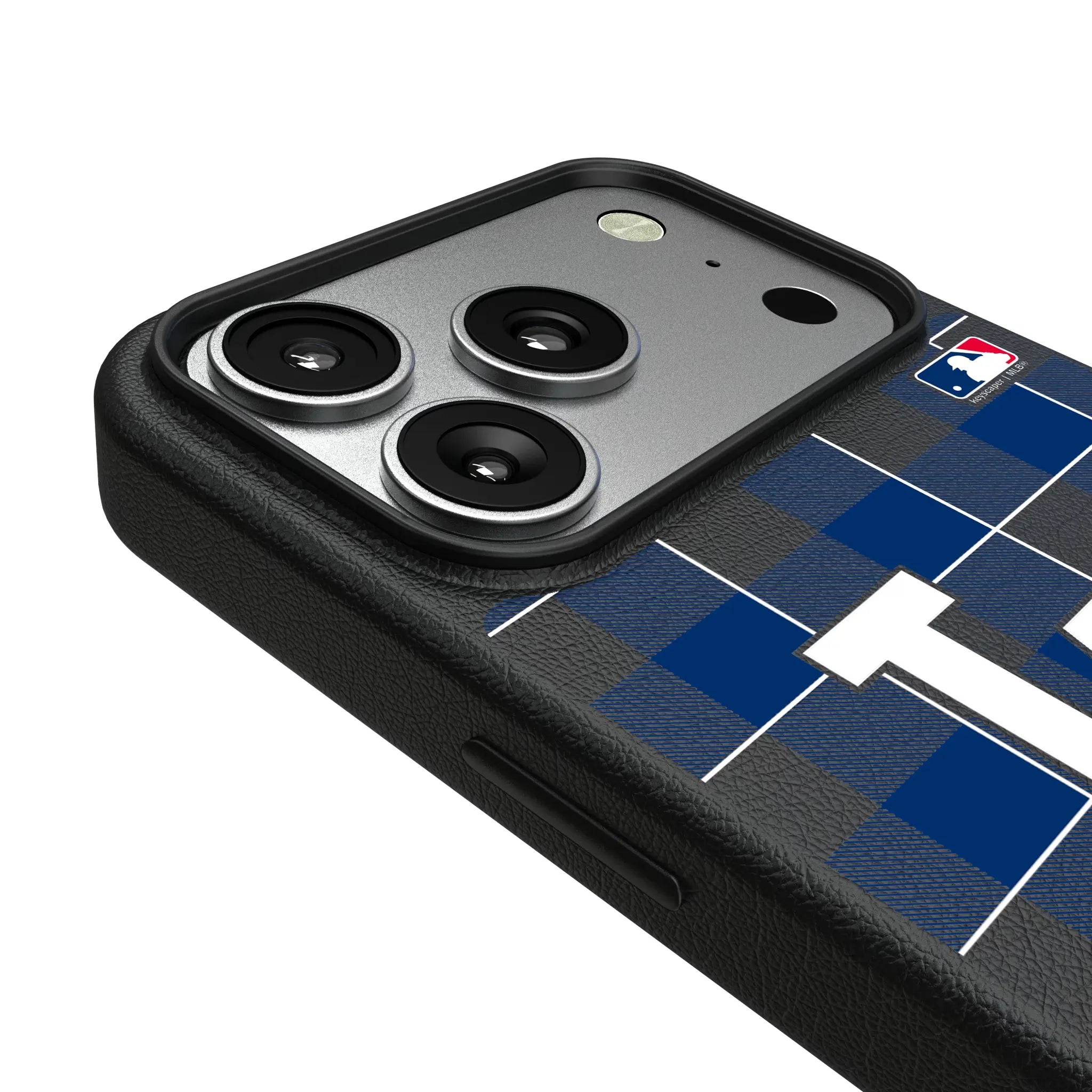 LA Dodgers Plaid iPhone MagSafe Compatible Phone Case for Apple iPhone - Detail#Device_iPhone 17 Pro