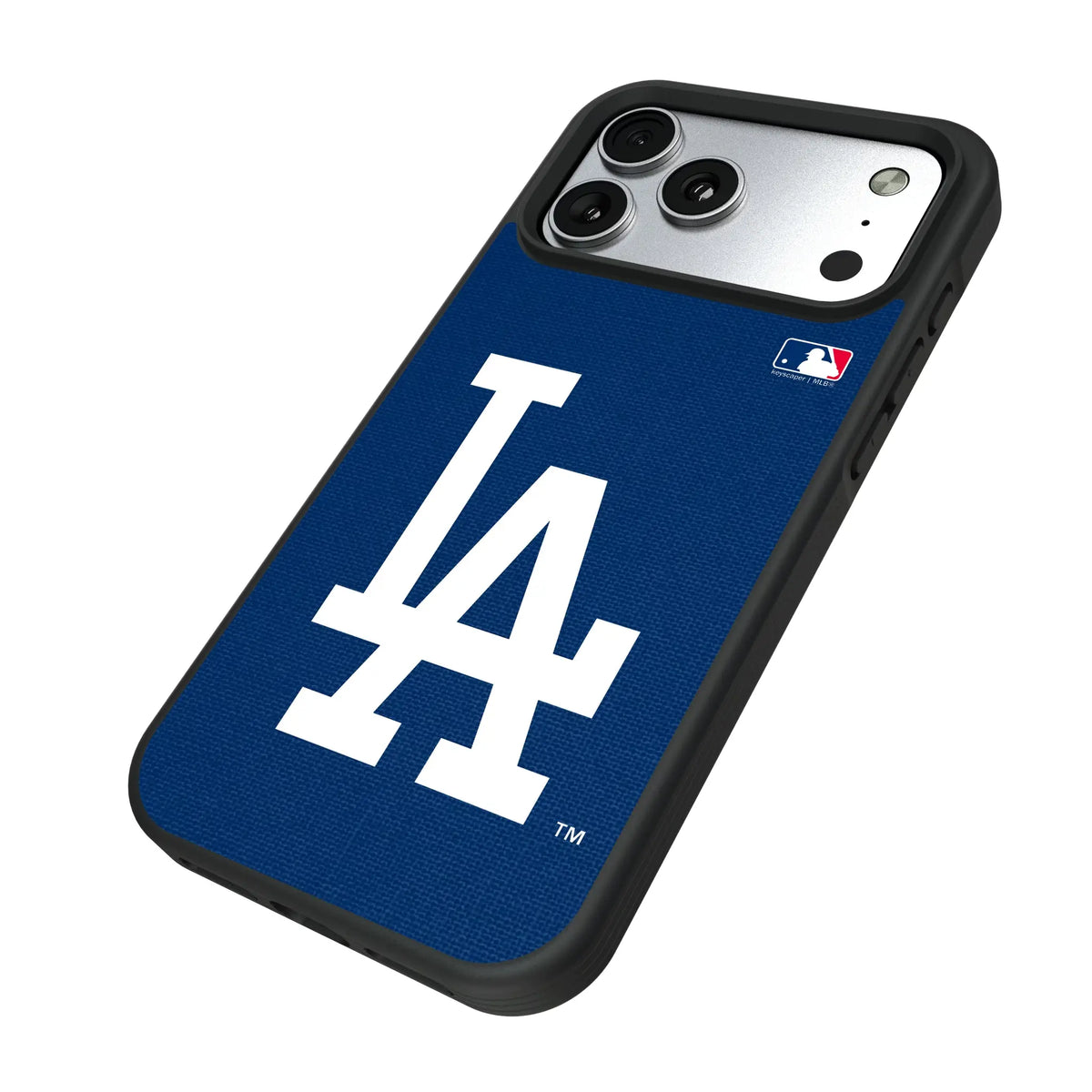LA Dodgers Solid iPhone Bump Phone Case for Apple iPhone - Isometric View#Device_iPhone 17 Pro Max