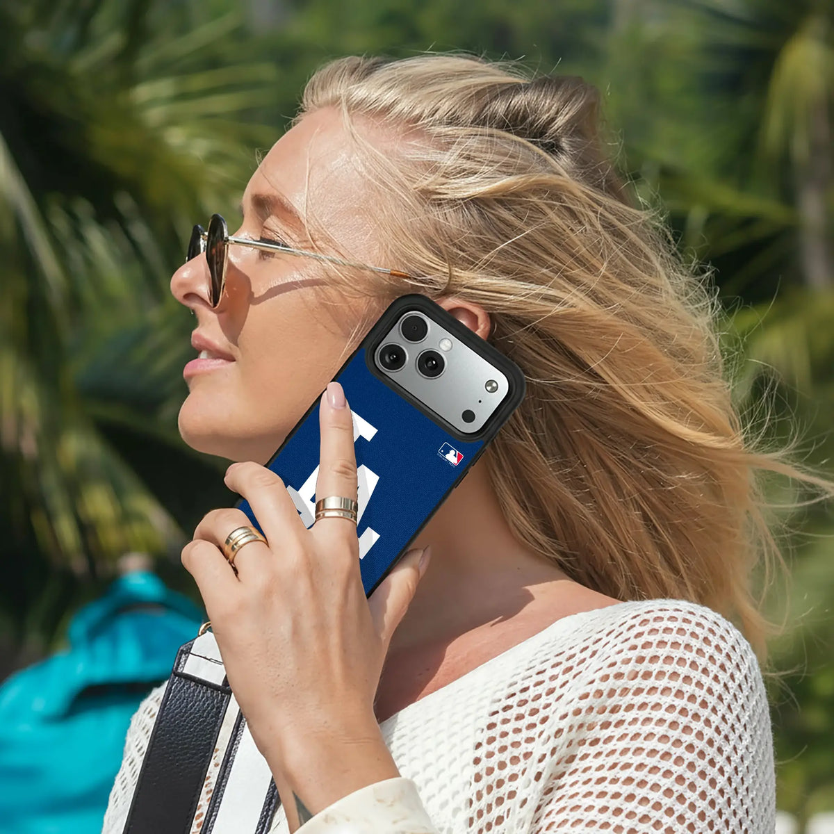 LA Dodgers Solid iPhone Bump Phone Case for Apple iPhone - Lifestyle#Device_iPhone 17 Pro Max