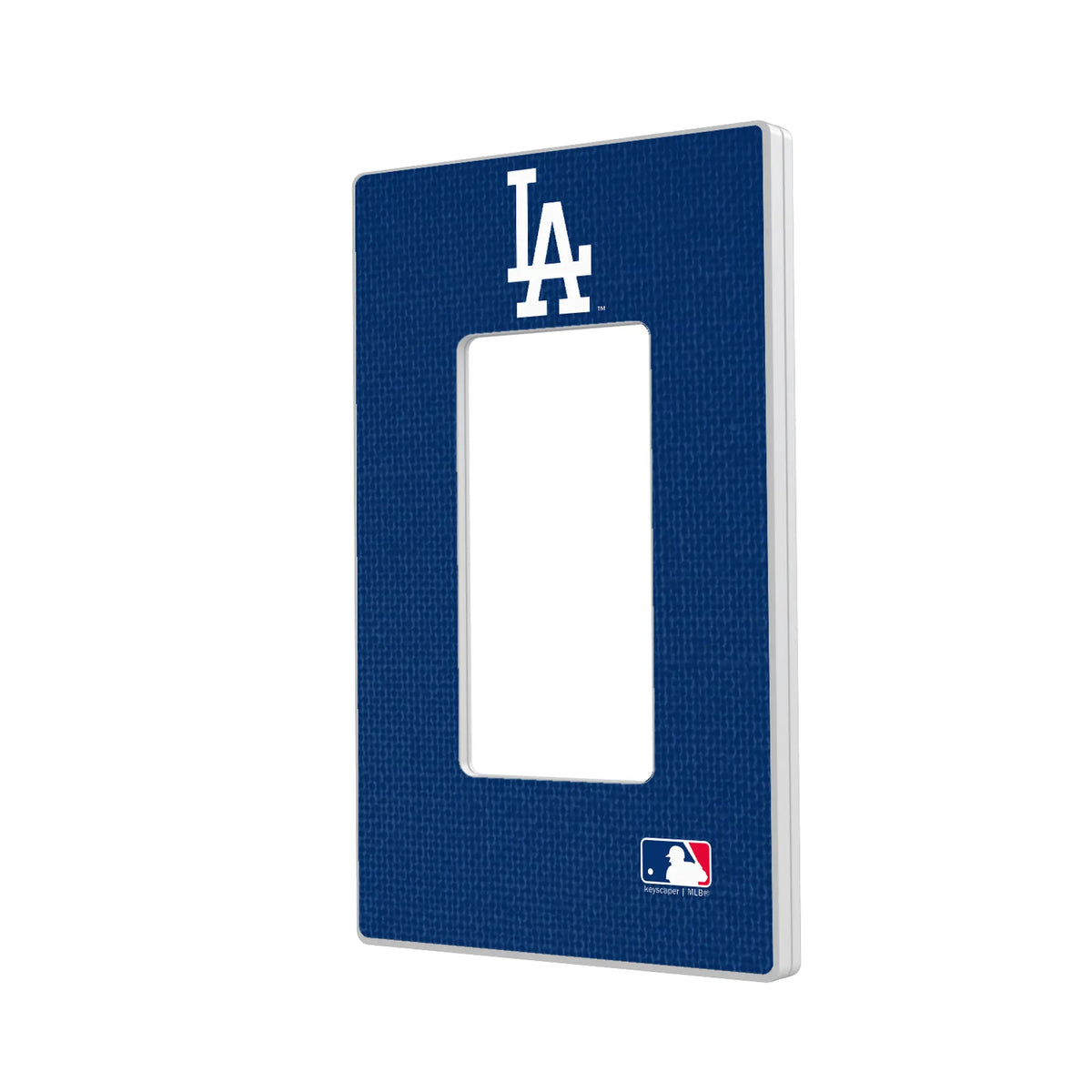 LA Dodgers Solid Hidden-Screw Light Switch Plate#Style_Single Rocker