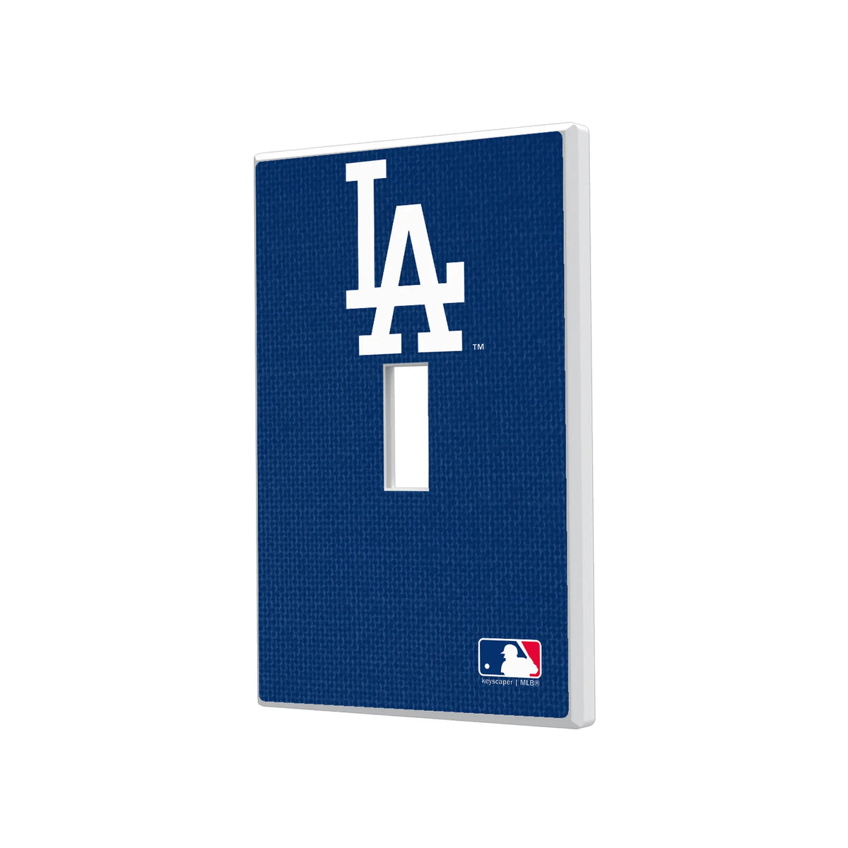 LA Dodgers Solid Hidden-Screw Light Switch Plate#Style_Single Toggle