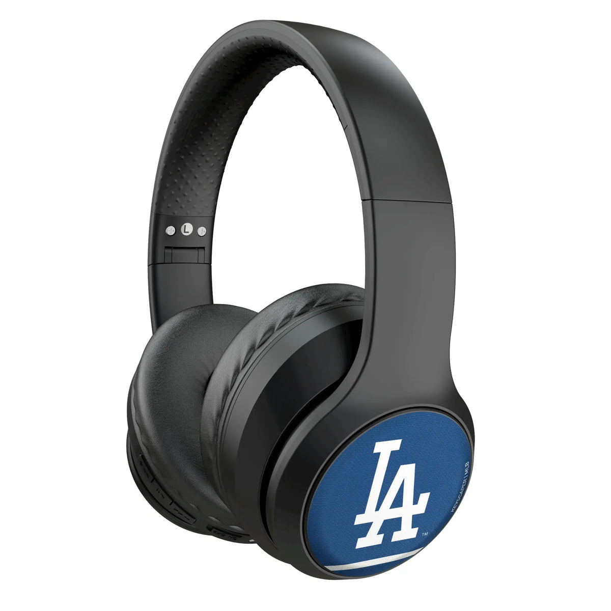 LA Dodgers Stripe Wireless Over-Ear Headphones With Case