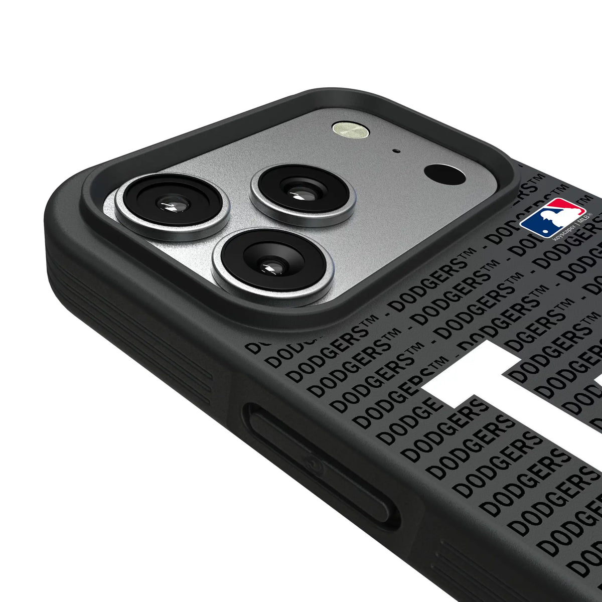 LA Dodgers Text Backdrop iPhone Bump Phone Case for Apple iPhone - Detail#Device_iPhone 17 Pro