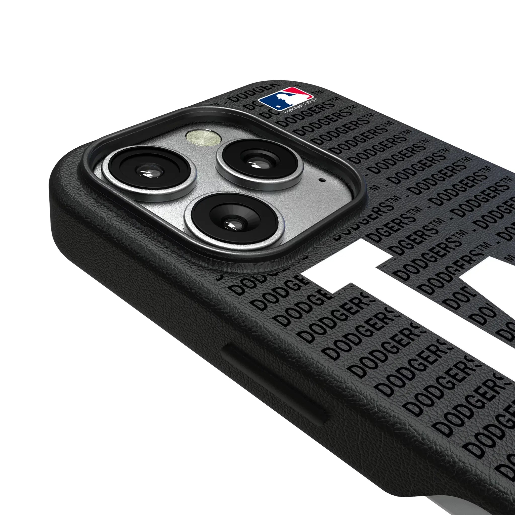 LA Dodgers Text Backdrop iPhone MagSafe Compatible Phone Case for Apple iPhone - Detail