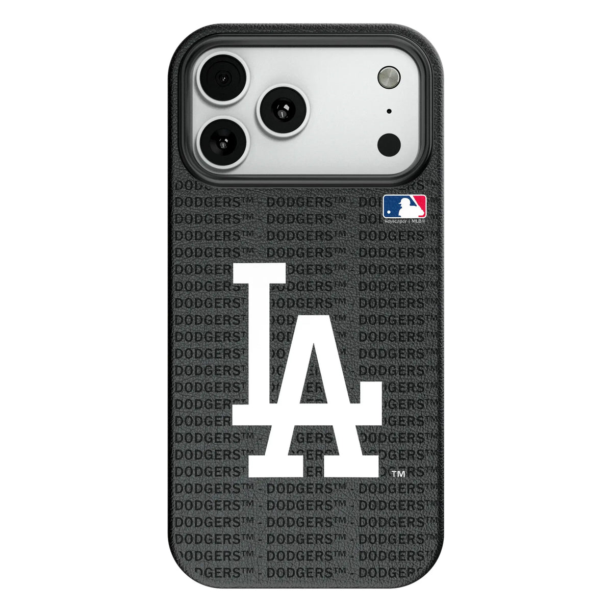 LA Dodgers Text Backdrop MagSafe Compatible Phone Case for Apple iPhone