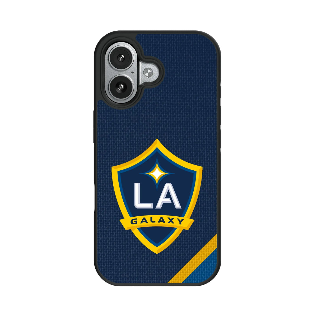 LA Galaxy Diagonal Stripe iPhone Bump Phone Case for Apple iPhone#Device_iPhone 17