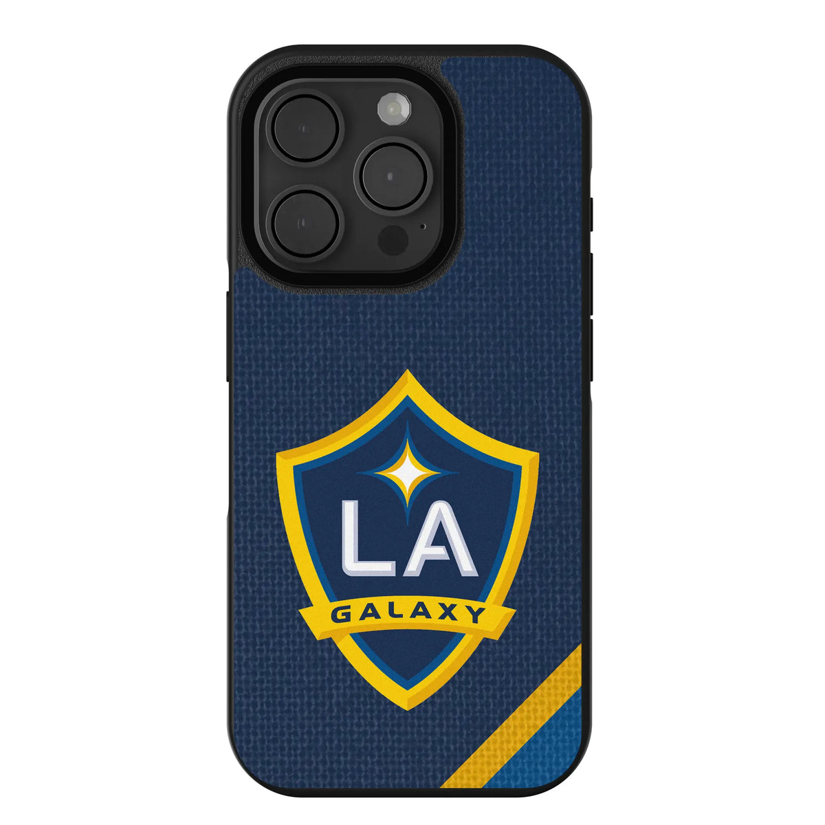 LA Galaxy Diagonal Stripe iPhone Bump Phone Case for Apple iPhone