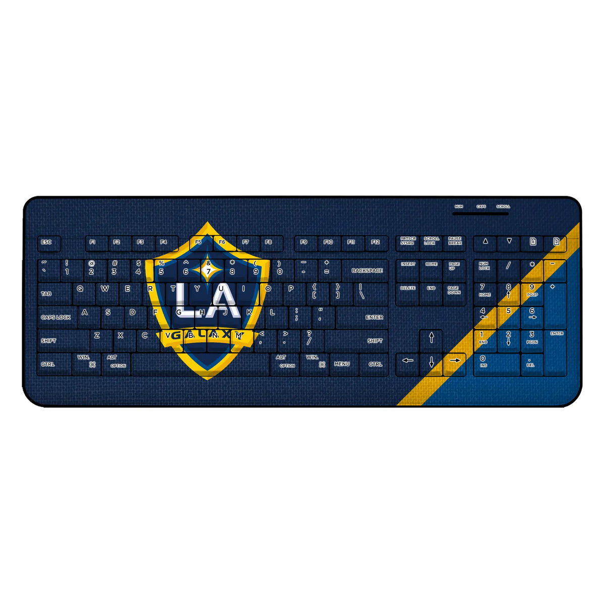 LA Galaxy Diagonal Stripe Wireless USB Keyboard