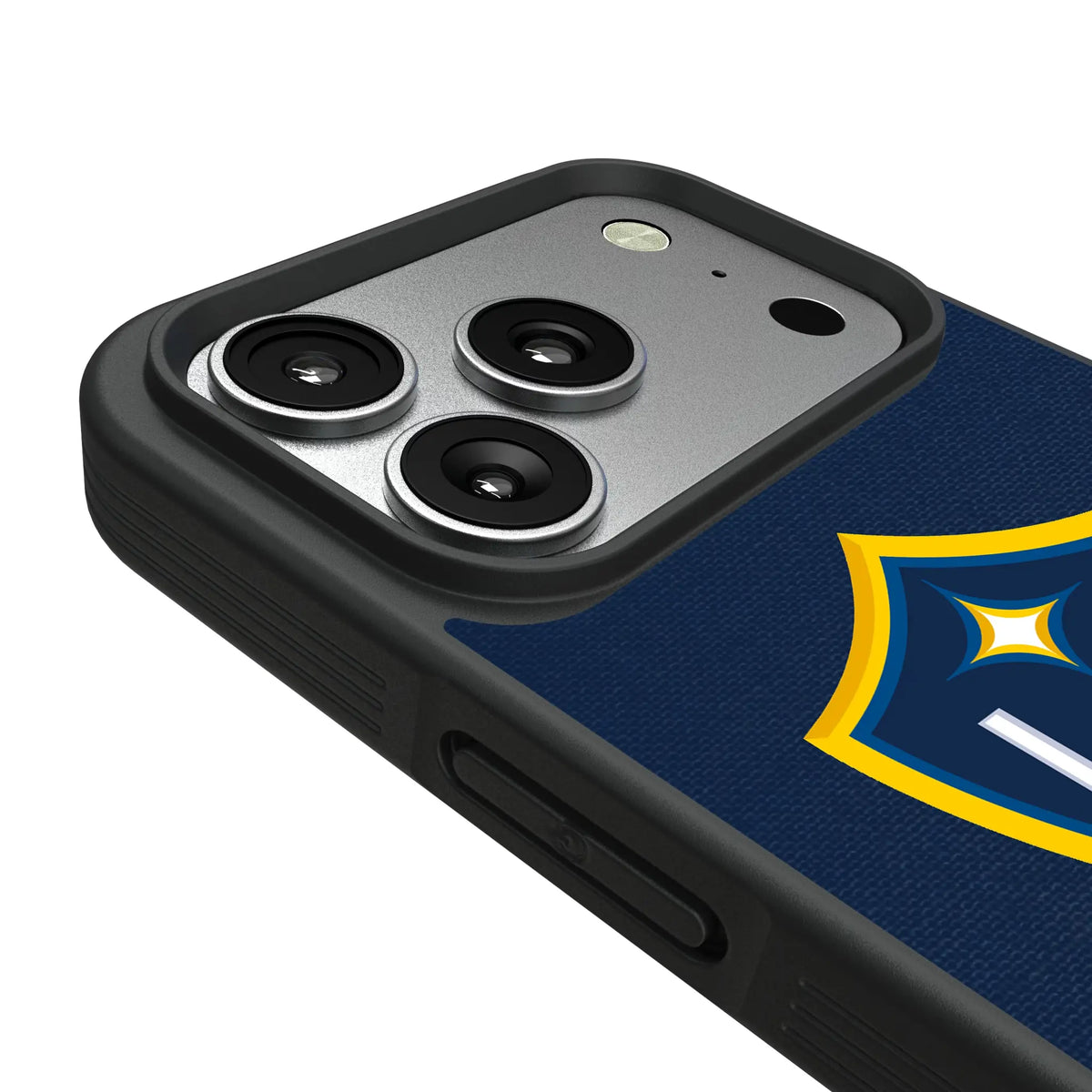 LA Galaxy Endzone Solid iPhone Bump Phone Case for Apple iPhone - Detail#Device_iPhone 17 Pro