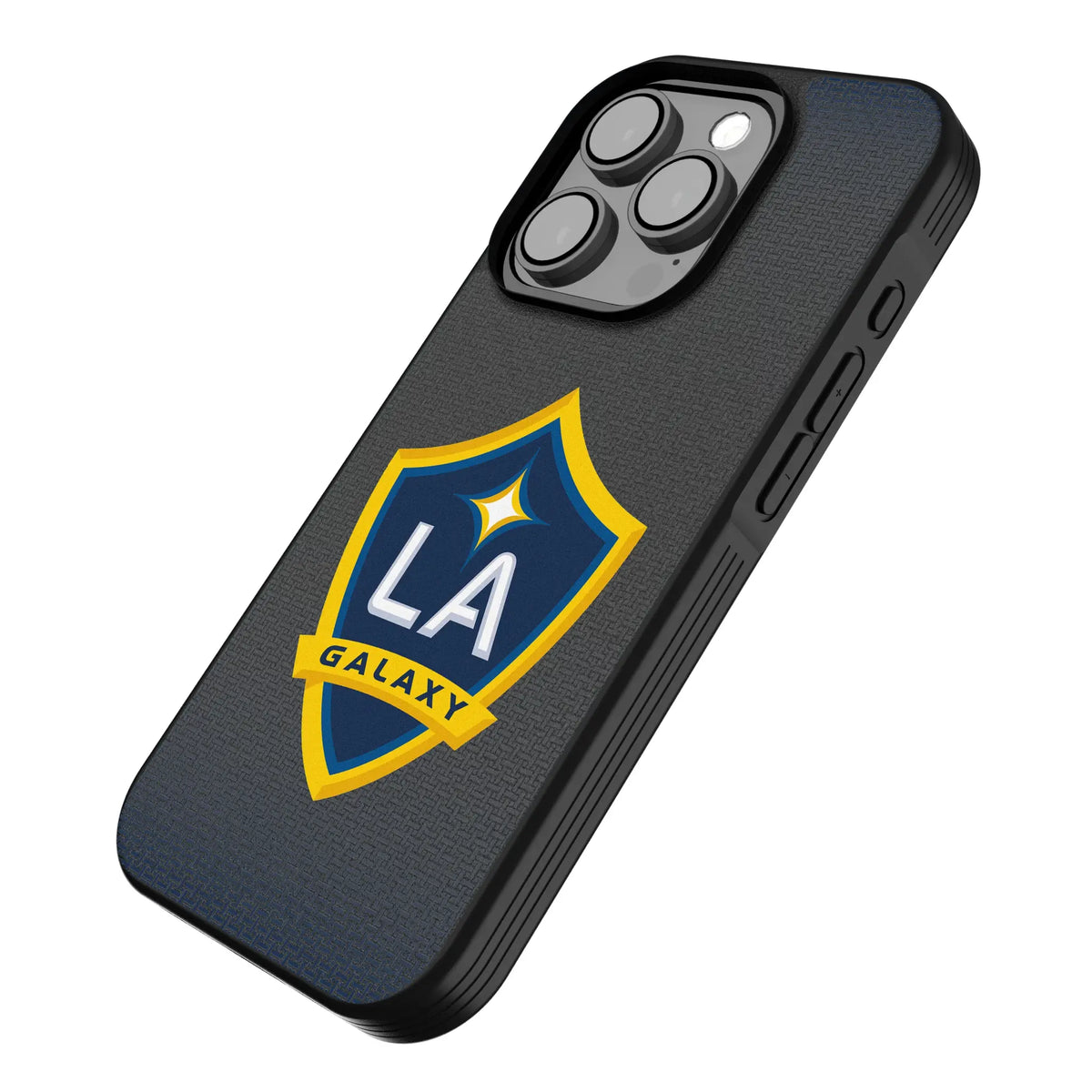 LA Galaxy Linen iPhone Bump Phone Case for Apple iPhone - Isometric View