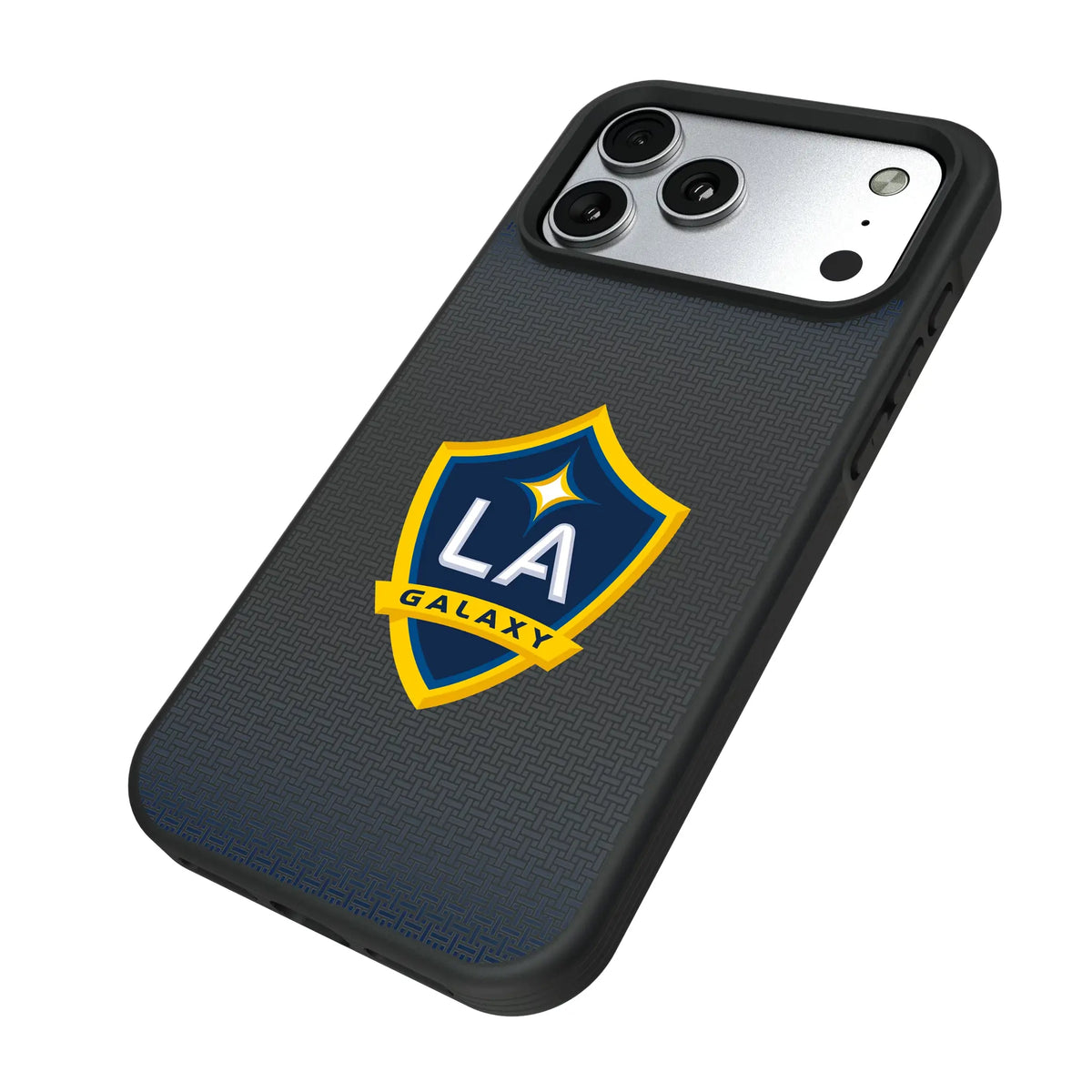 LA Galaxy Linen iPhone Bump Phone Case for Apple iPhone - Isometric View#Device_iPhone 17 Pro Max