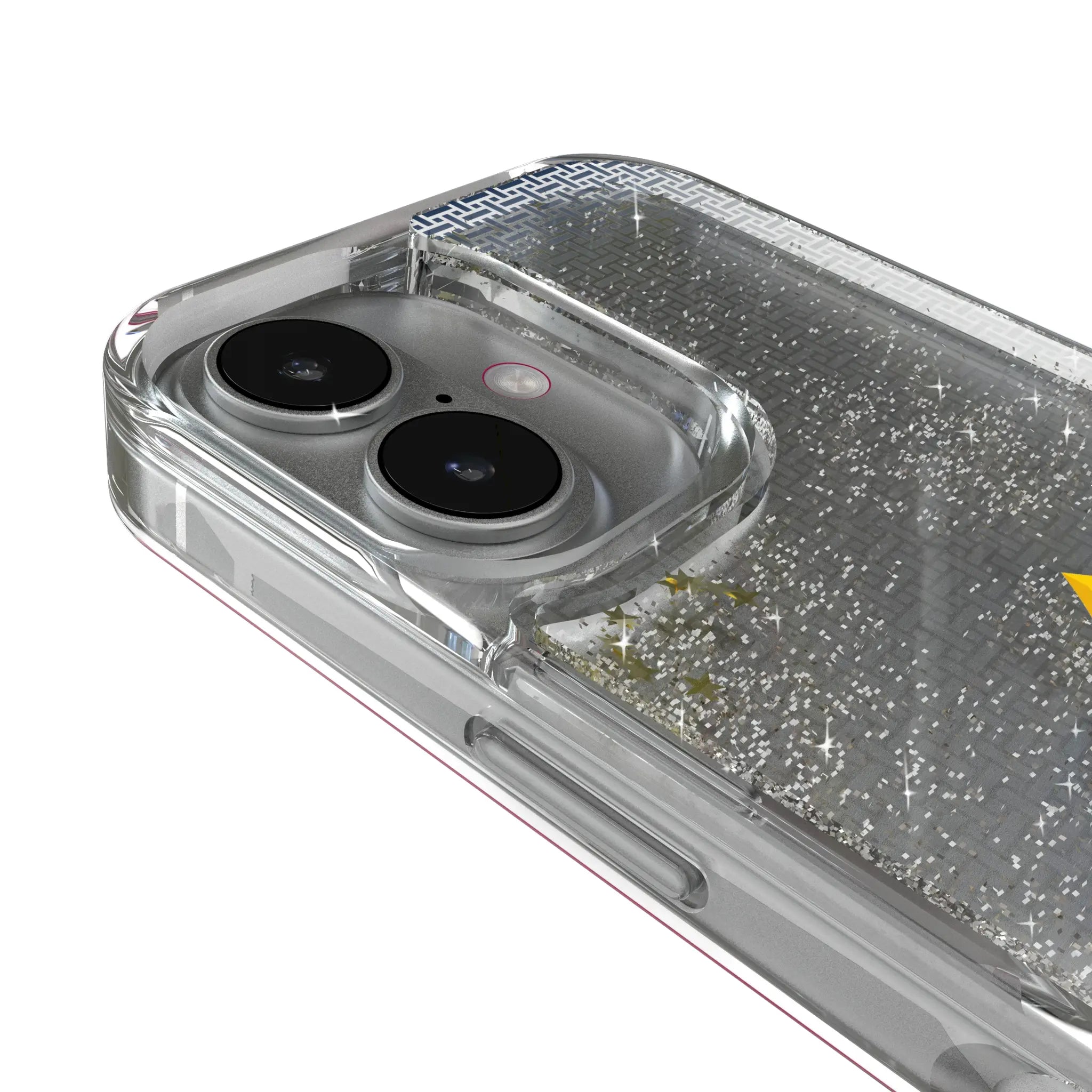 LA Galaxy Linen iPhone Glitter Phone Case for Apple iPhone - Detail