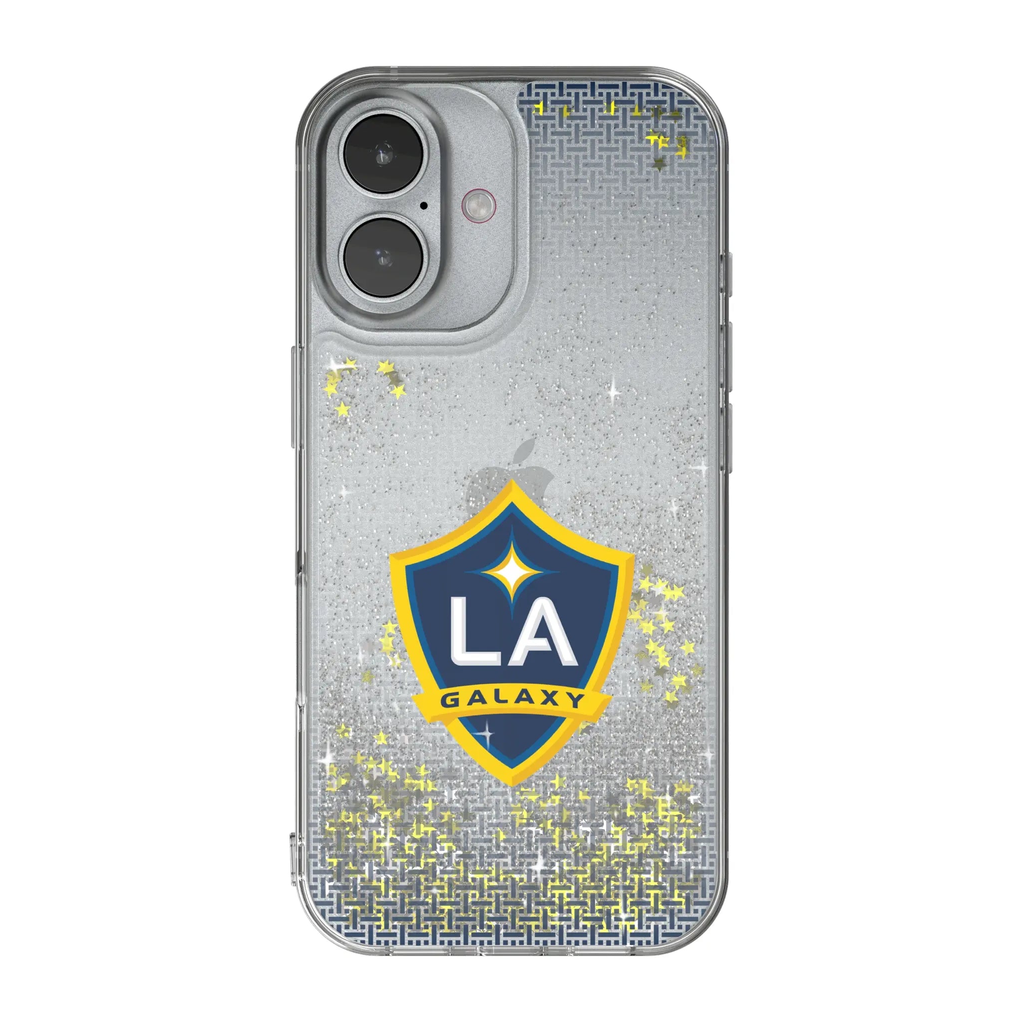 LA Galaxy Linen iPhone Glitter Phone Case for Apple iPhone