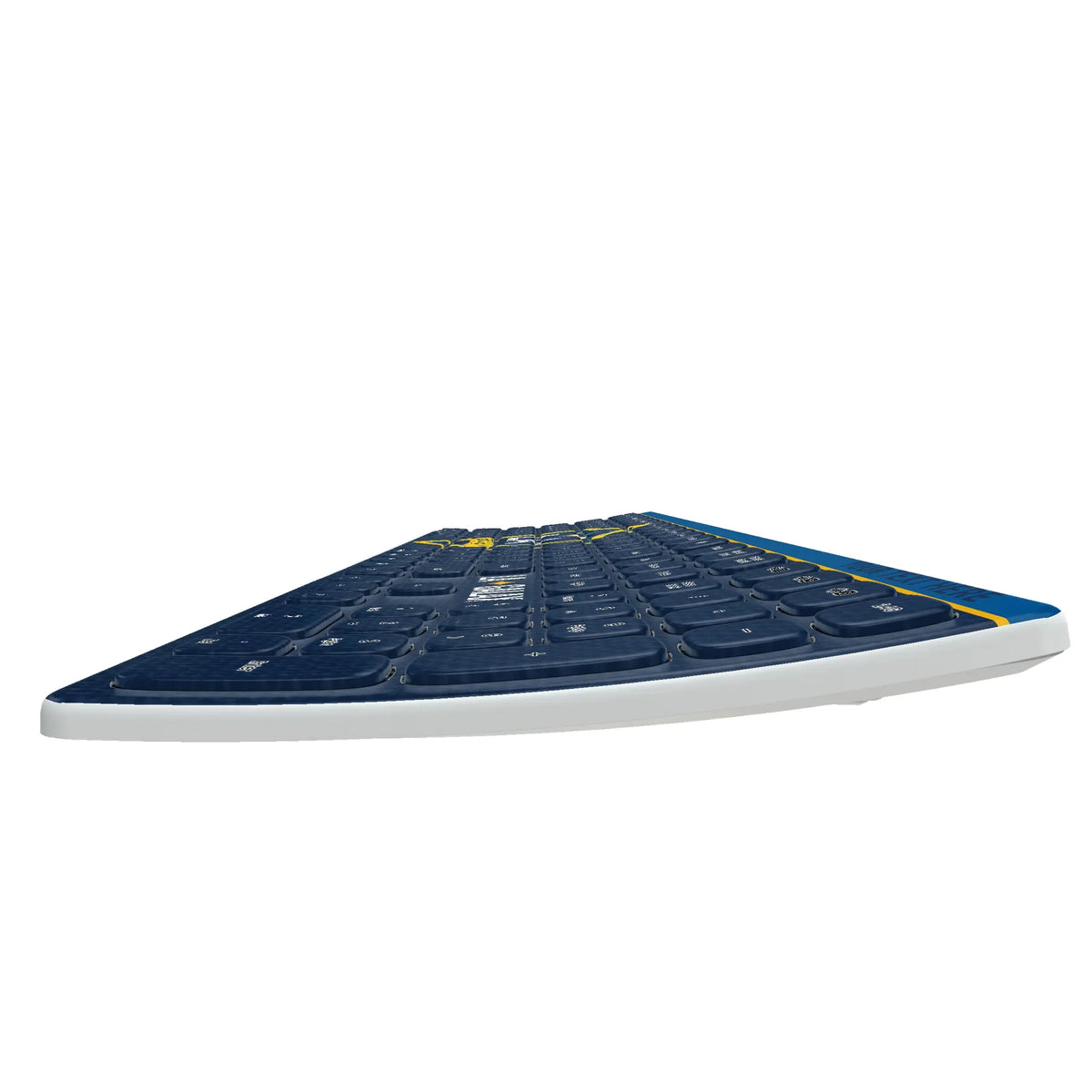 LA Galaxy Personalized Endzone Solid KKB605 Curved Wireless Keyboard
