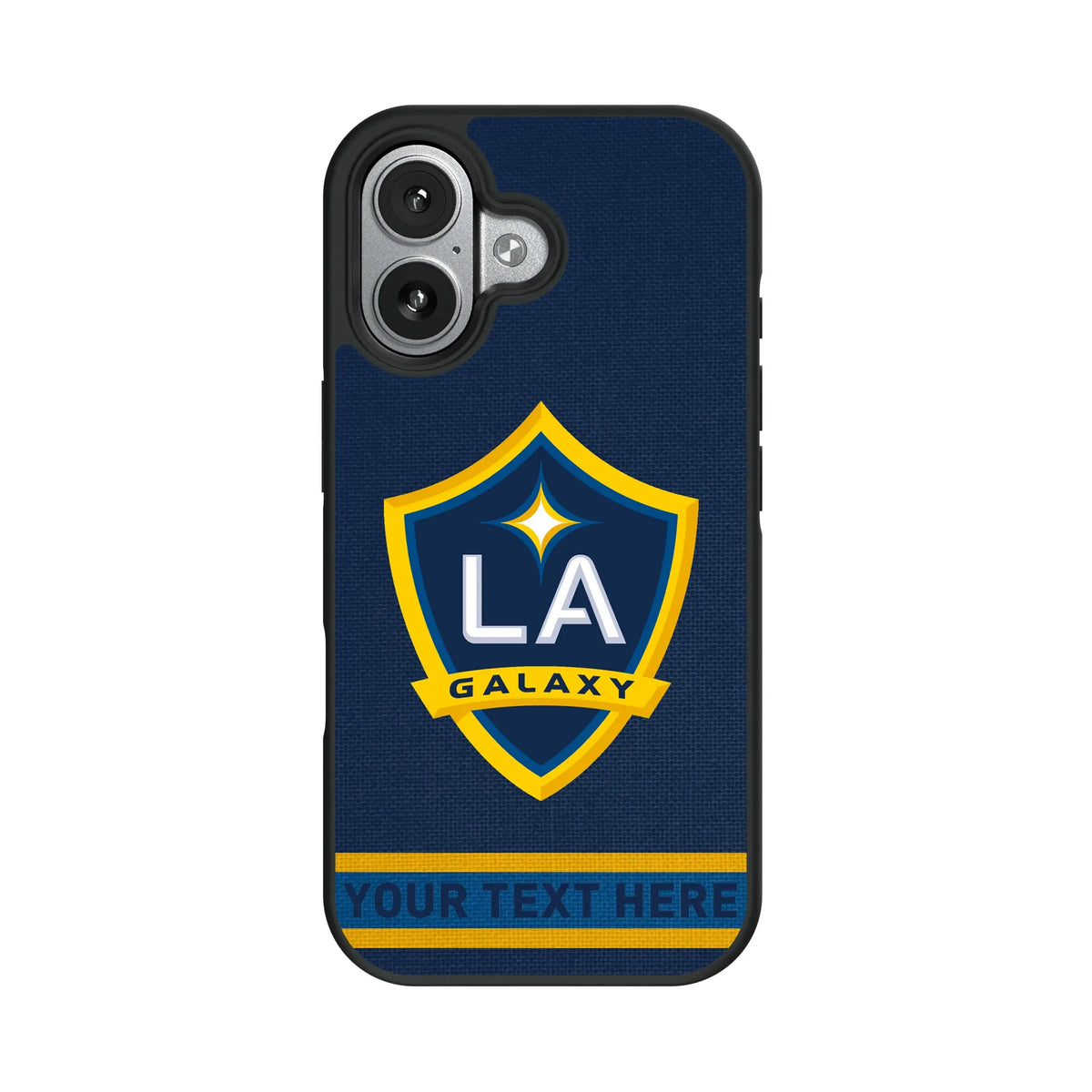 LA Galaxy Personalized Stripe iPhone Bump Phone Case for Apple iPhone#Device_iPhone 17