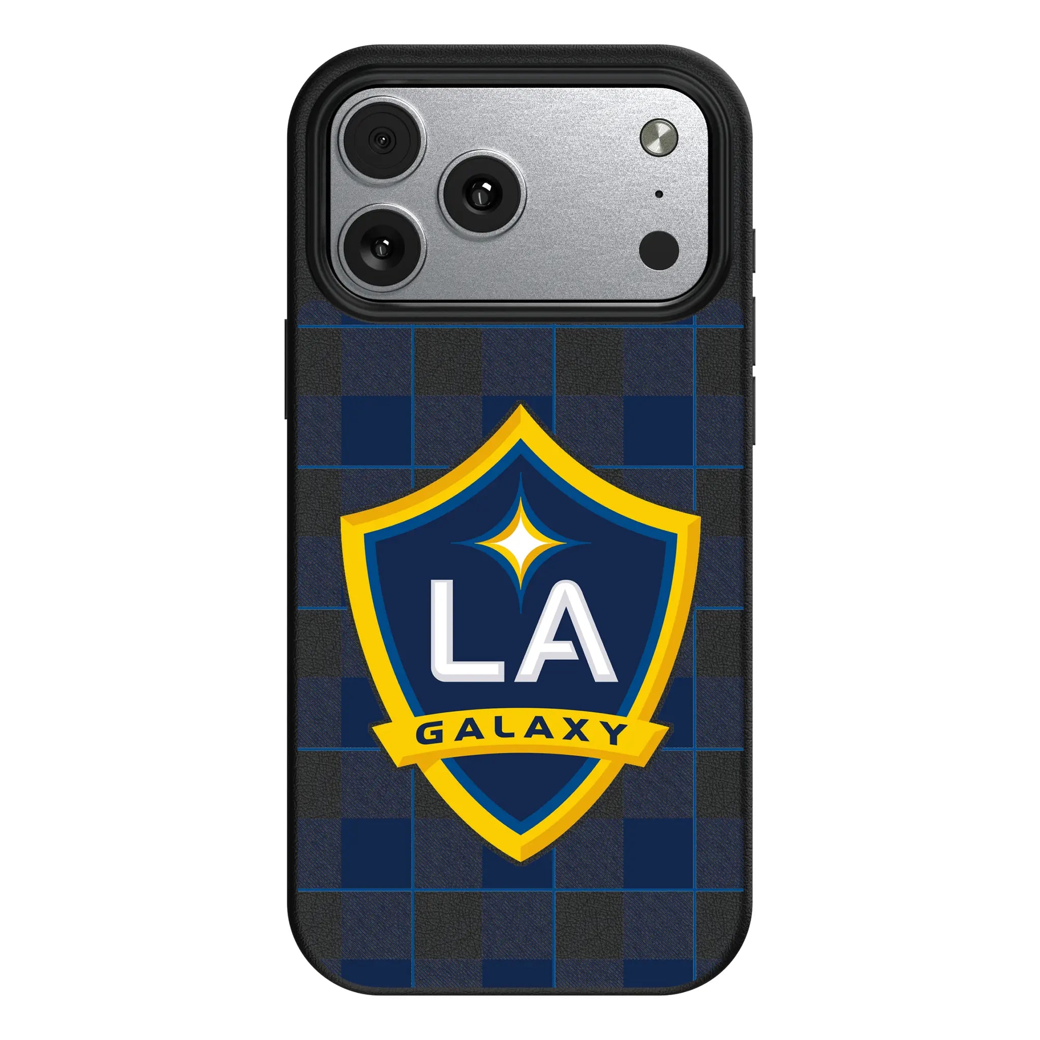 LA Galaxy Plaid iPhone MagSafe Compatible Phone Case for Apple iPhone#Device_iPhone 17 Pro Max