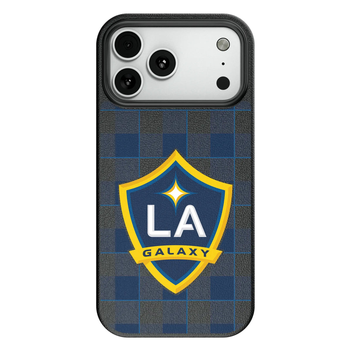 LA Galaxy Plaid MagSafe Compatible Phone Case for Apple iPhone