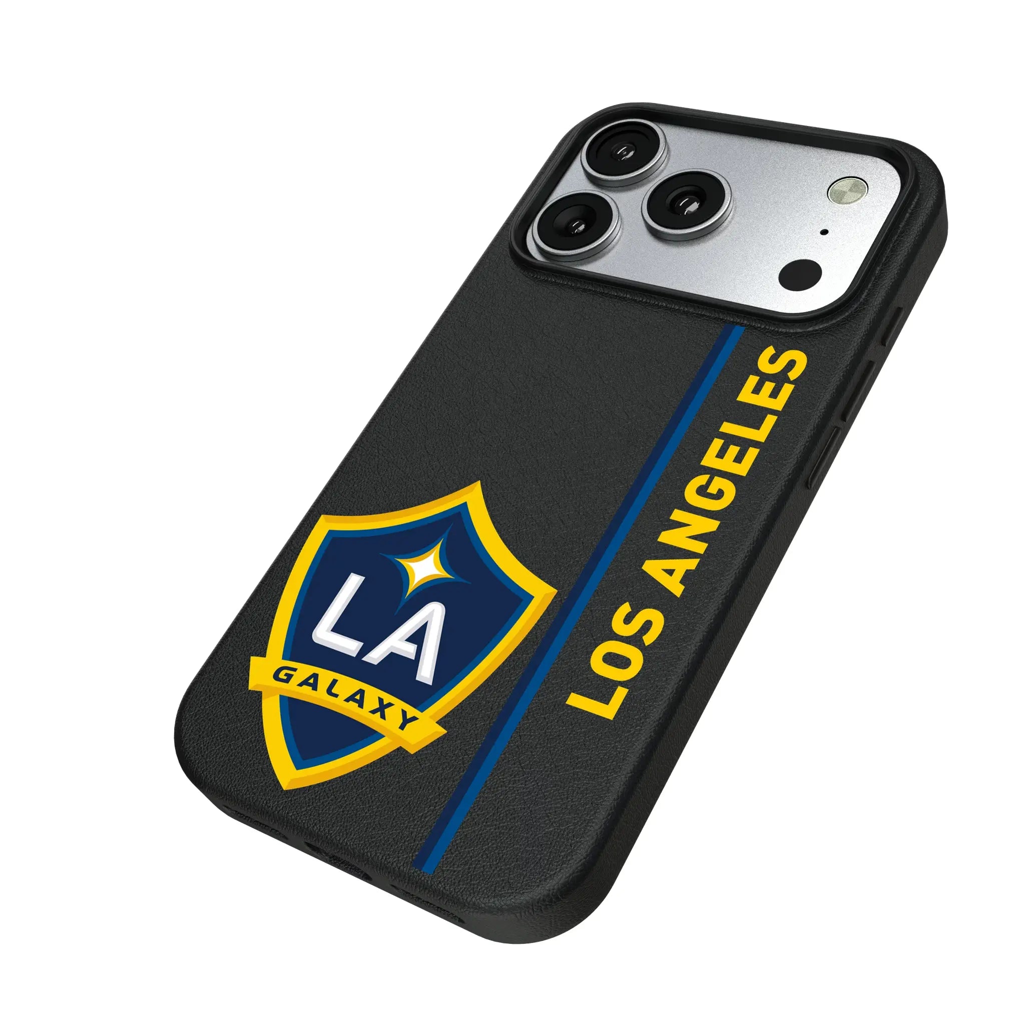 LA Galaxy Sidebar iPhone MagSafe Compatible Phone Case for Apple iPhone - Isometric View#Device_iPhone 17 Pro