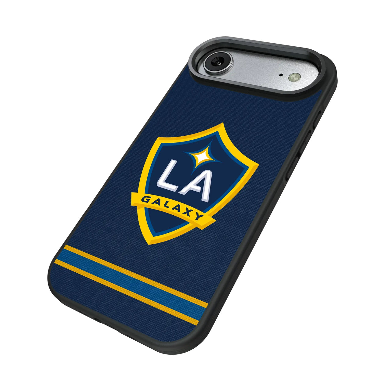 LA Galaxy Stripe iPhone Bump Phone Case for Apple iPhone - Isometric View#Device_iPhone Air