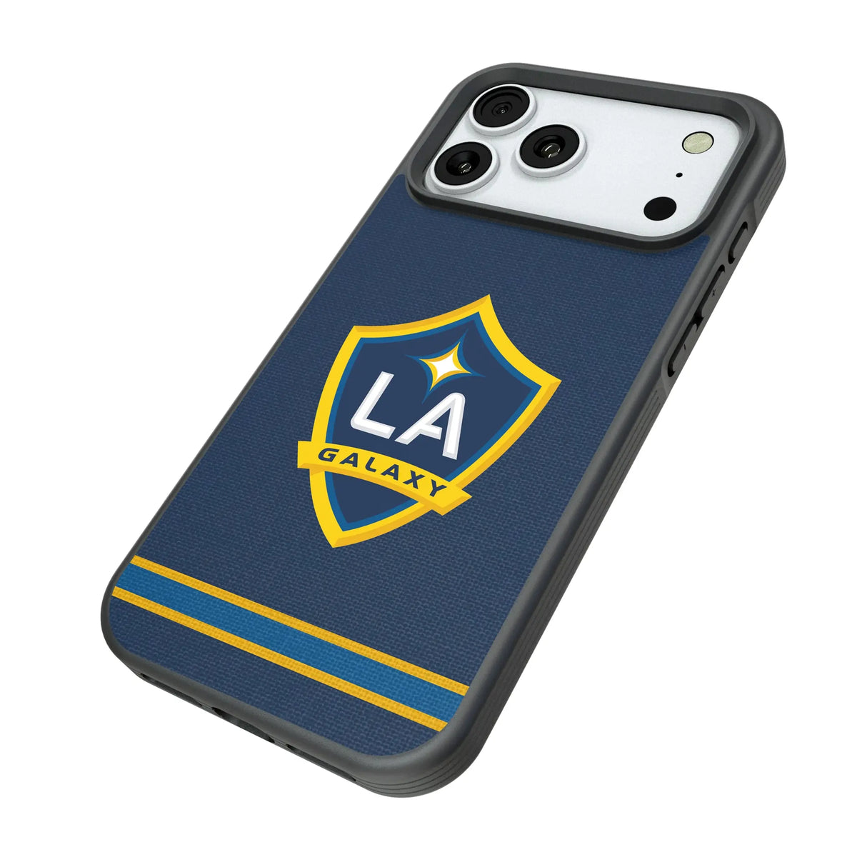 LA Galaxy Stripe iPhone Bump Phone Case for Apple iPhone - Isometric View#Device_iPhone 18 Pro Max