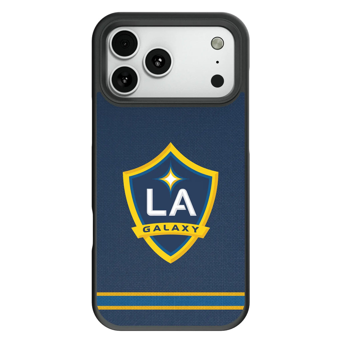 LA Galaxy Stripe Bump Phone Case for Apple iPhone